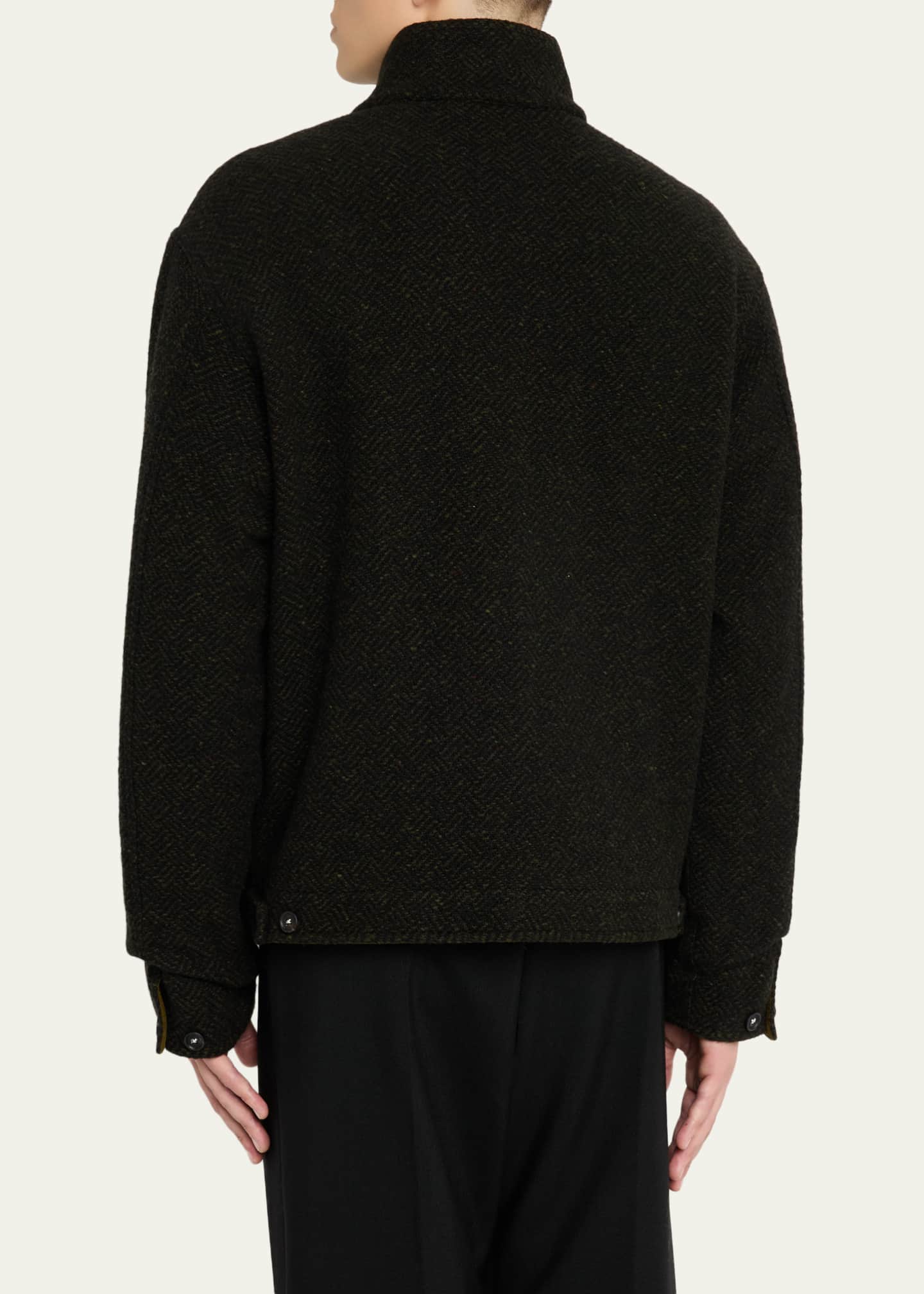 Massimo Alba Men's Marcos Herringbone Virgin Wool Jacket