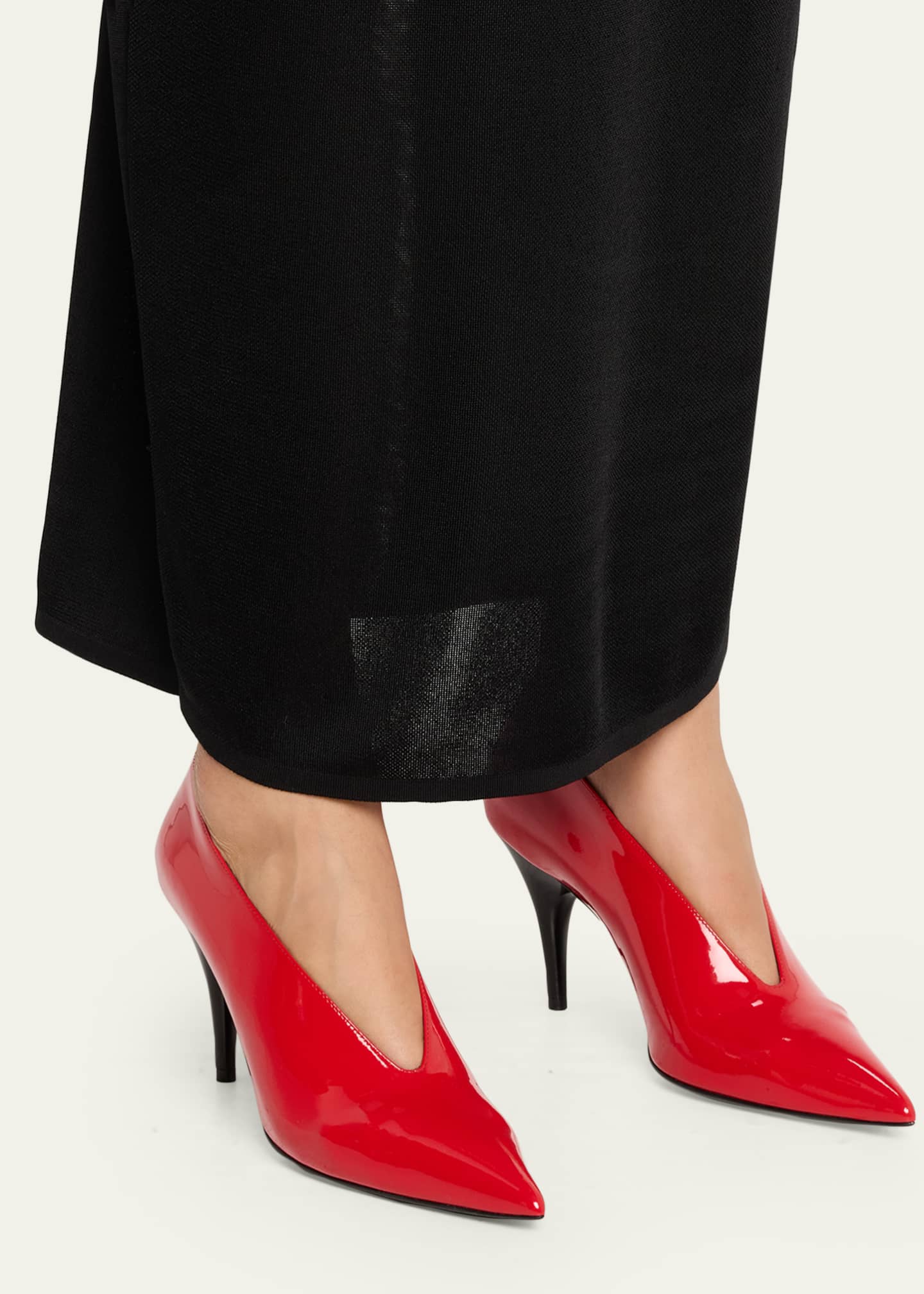 Gucci Musa Vernic Patent Leather Anklet Pumps - Bergdorf Goodman