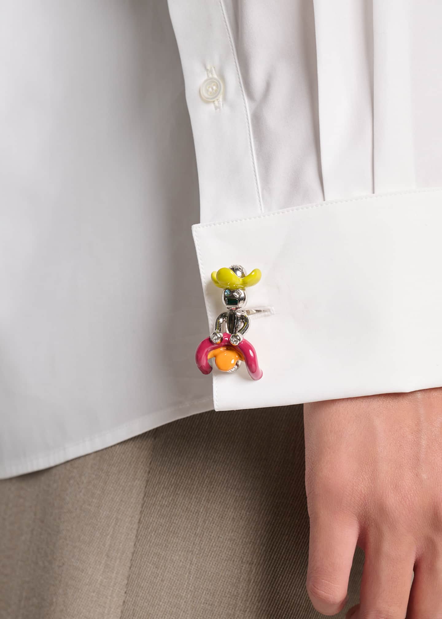 Loewe Cuff-Link Button-Down Shirt - Bergdorf Goodman
