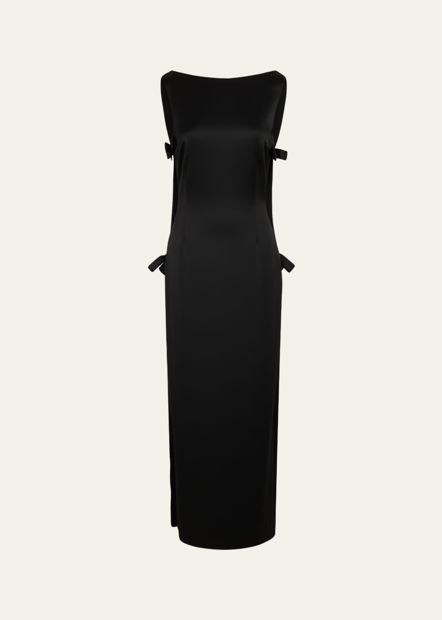 colette open back a line dress cl12006 Colette By Daphne CL12006 - Long Glitter Tulle A-Line Dress