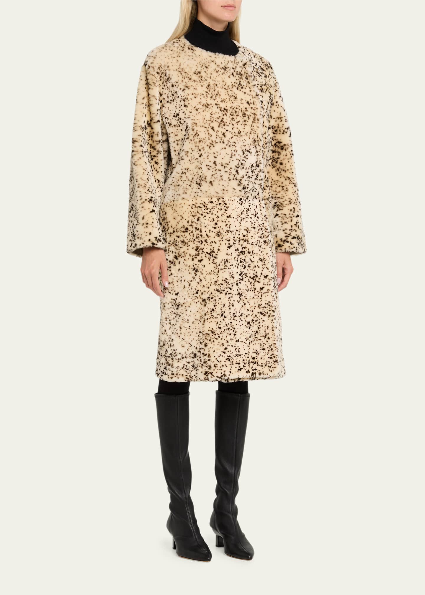 ベリー ⭐️ L'Appartement TOTEME ローブコート TOTEME Draped fringed wool-blend jacket | NET-A-PORTER
