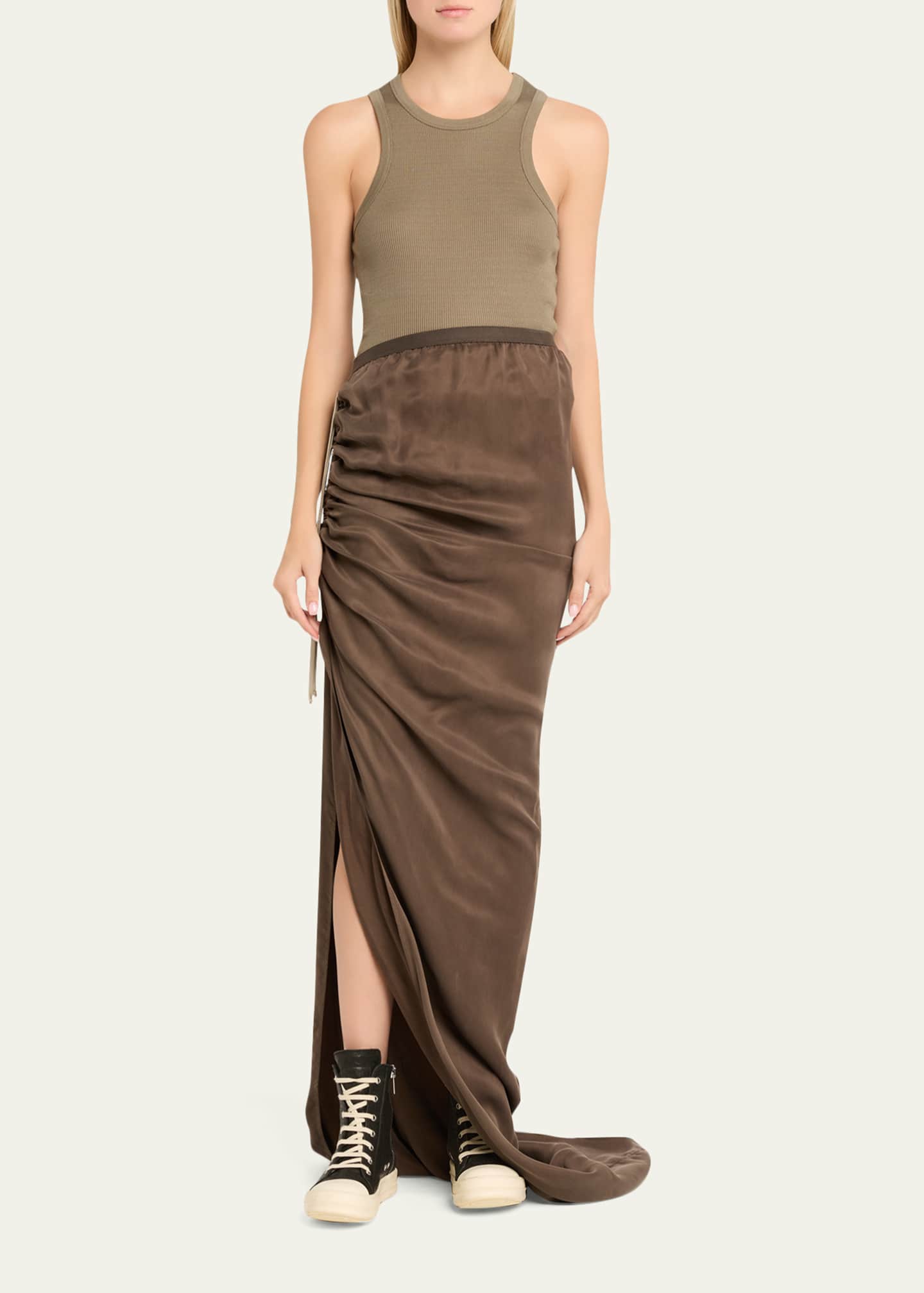 Rick Owens Velvet Maxi Skirt - Bergdorf Goodman
