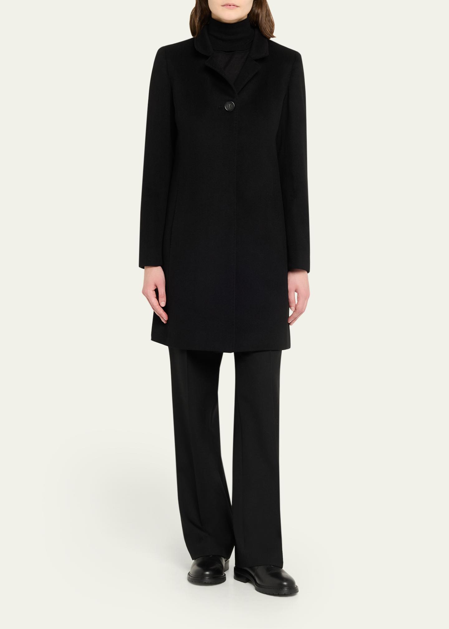 Cinzia Rocca Pure Wool Coat with Inverted Collar - Bergdorf Goodman