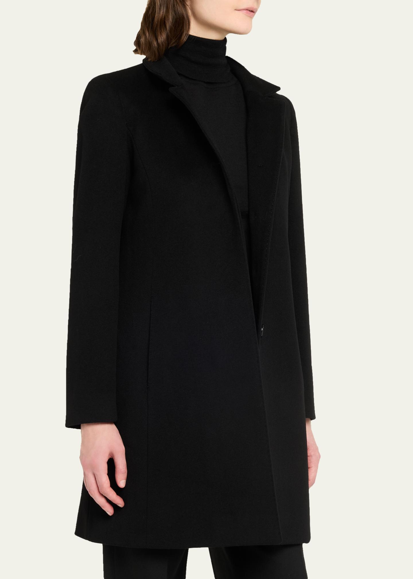 Cinzia Rocca Pure Wool Coat with Inverted Collar - Bergdorf Goodman
