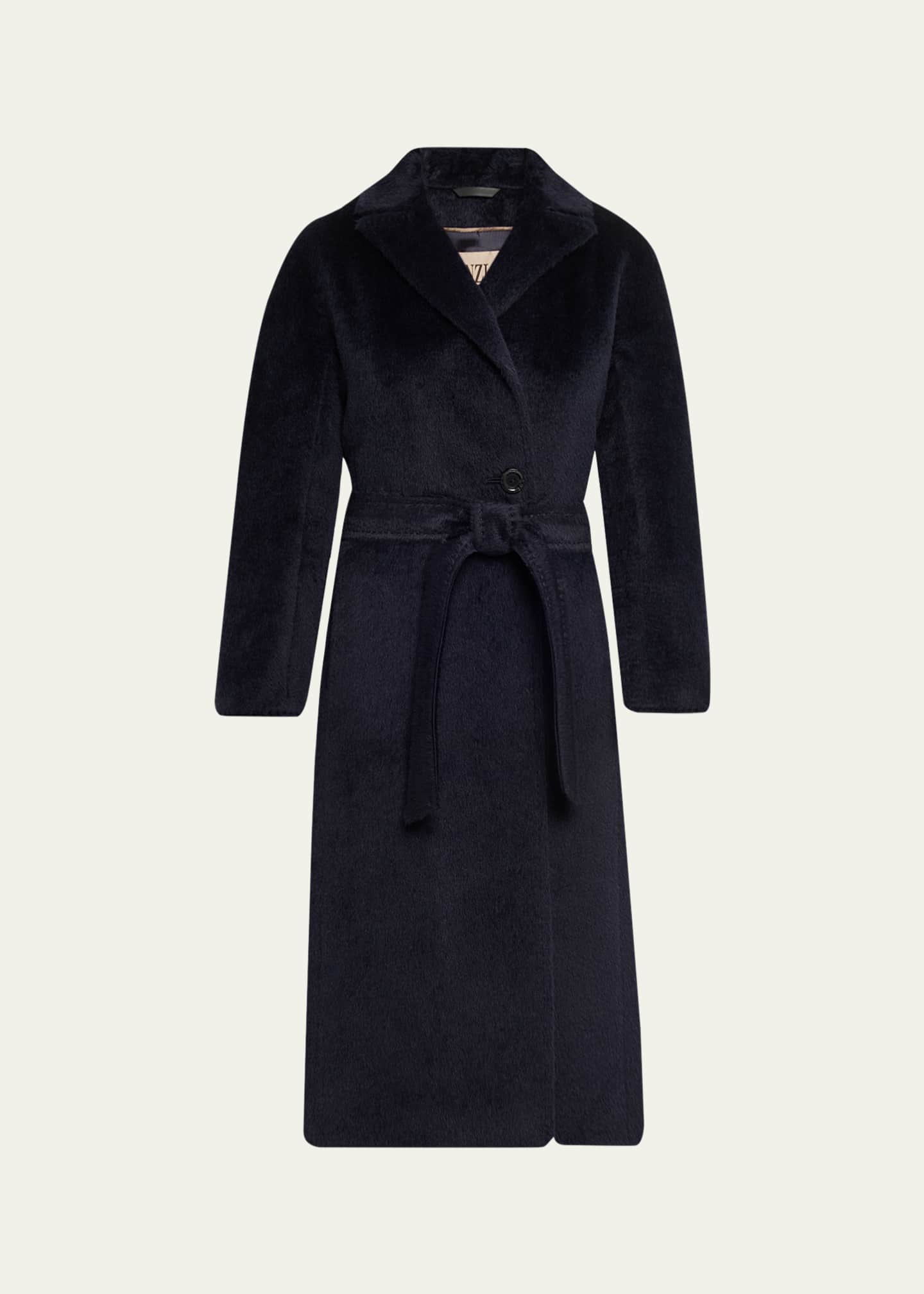Cinzia Rocca Pressed Alpaca Wool Blend Wrap Coat - Bergdorf Goodman