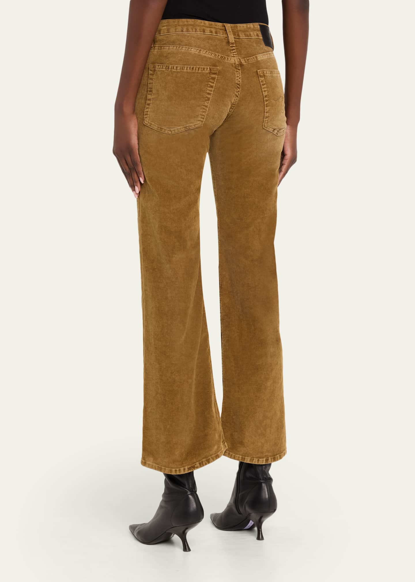 Joan Kick-Flare Corduroy Ankle Jeans