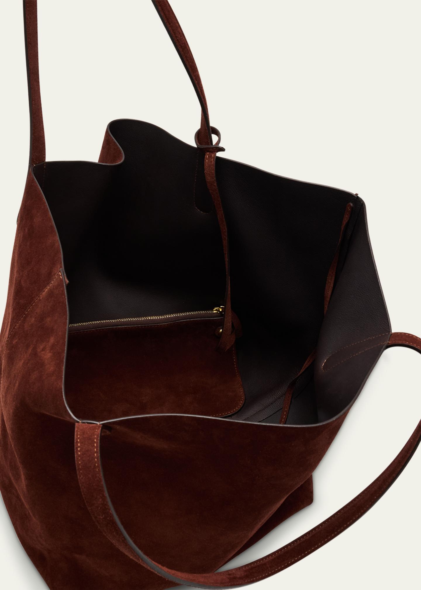 Nwt Mansur Gavriel Suede Backpack Tote Bag In Brick Mansur Gavriel Everyday Soft Suede Tote Bag - Bergdorf Goodman main image 3