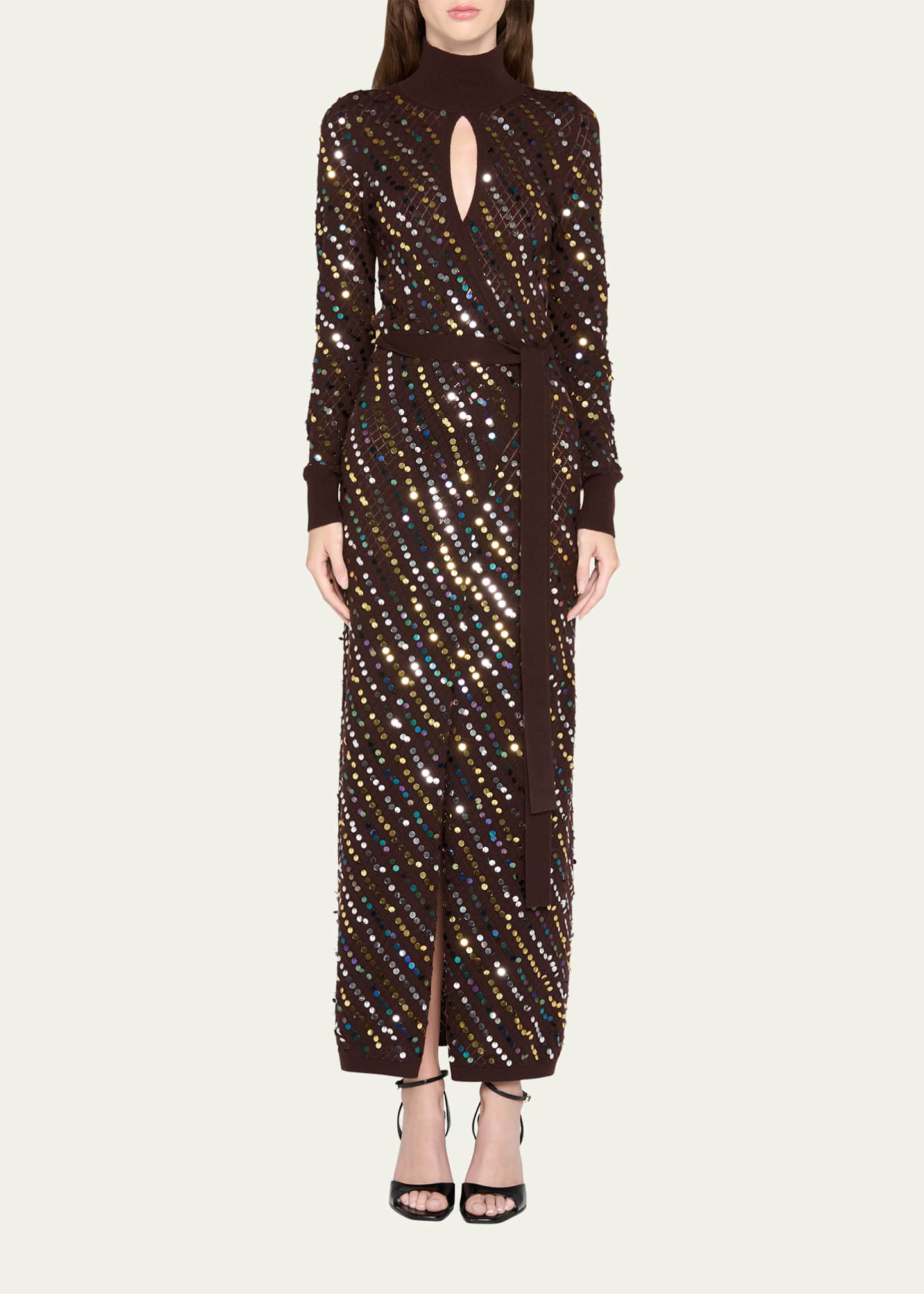 Diane von Furstenberg x Henry Zankov Murray Sequin Pointelle Knit