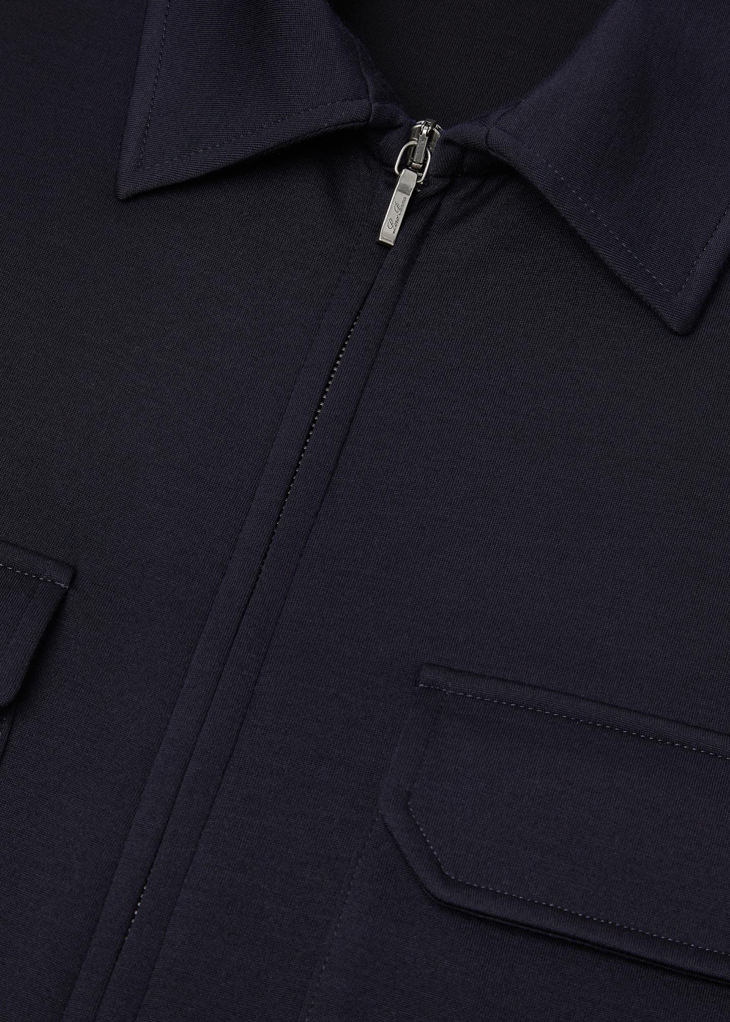Loro Piana Men's Vellano Wool and Nylon Zip Overshirt - Bergdorf