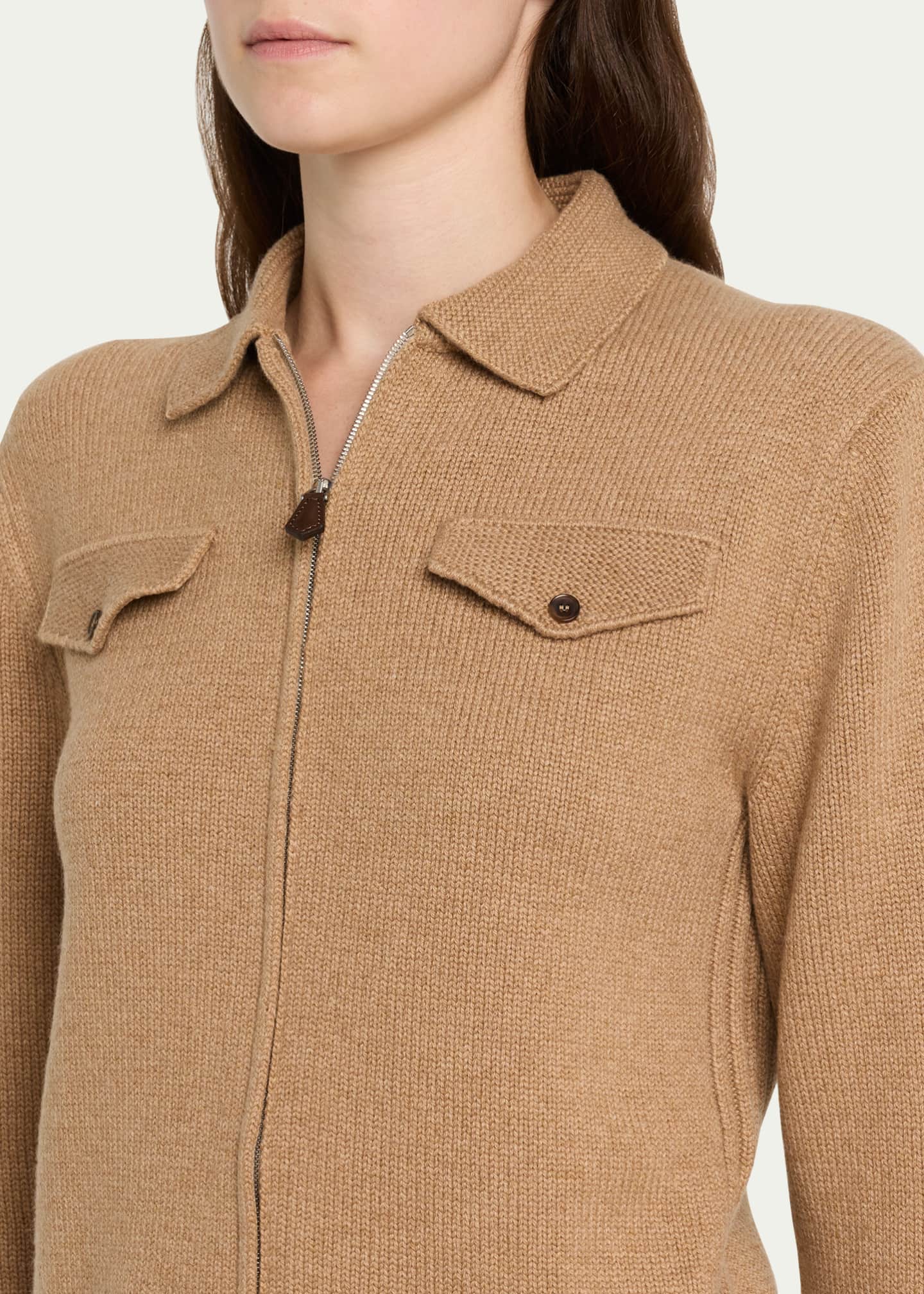Loro Piana Parksville Cashmere Bomber Jacket - Bergdorf Goodman
