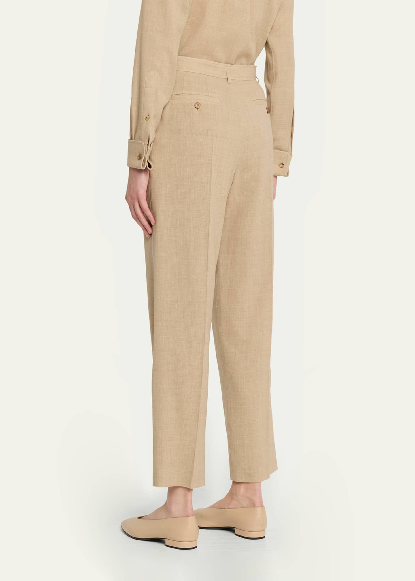 Loro Piana Joris Virgin Wool Trousers - Bergdorf Goodman