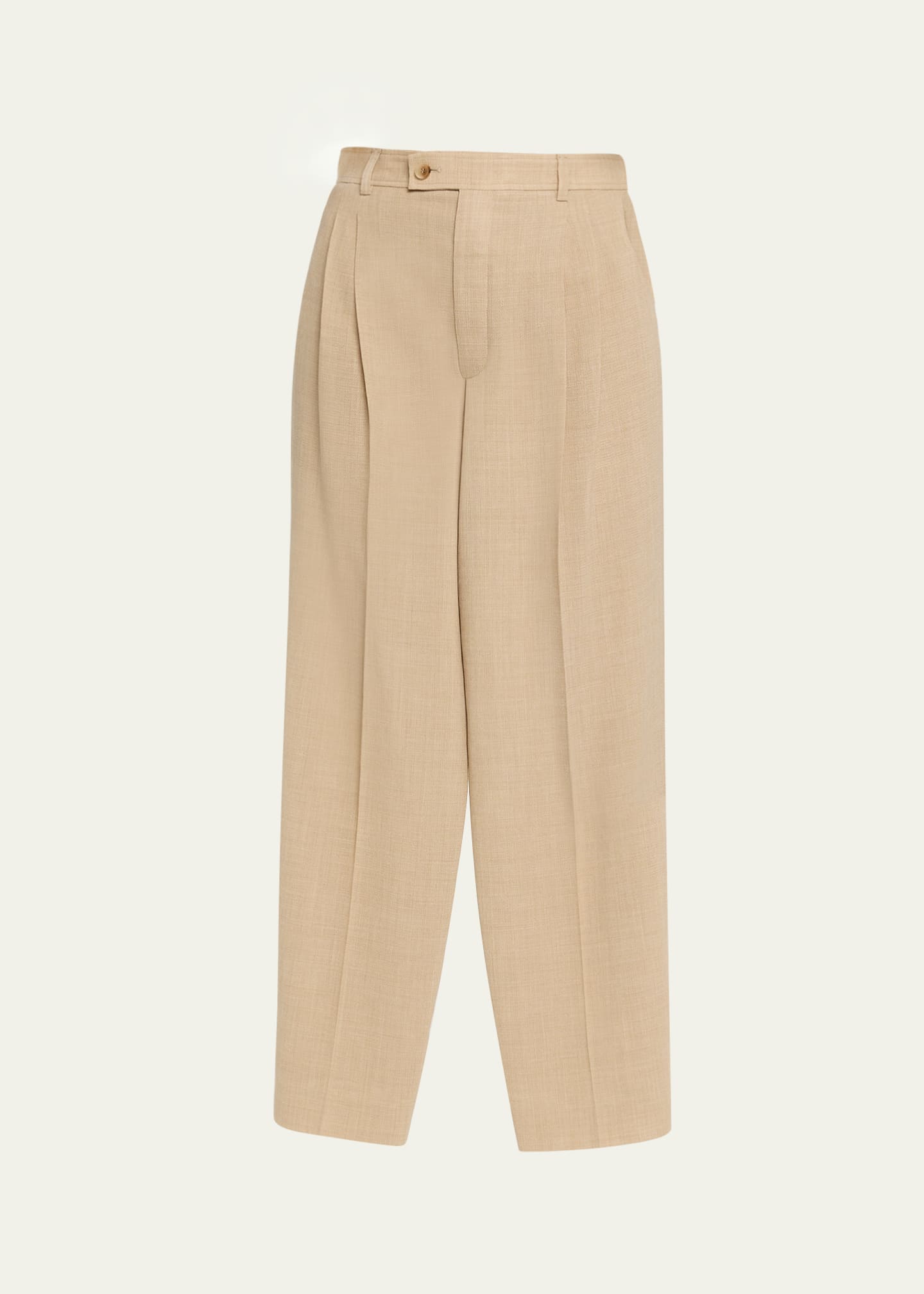Loro Piana Joris Virgin Wool Trousers - Bergdorf Goodman