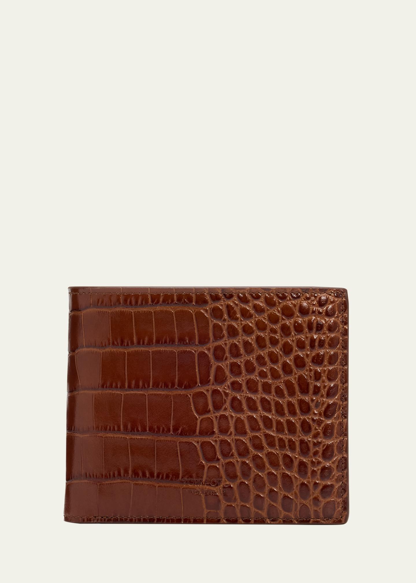 小物 TOM FORD croc-embossed leather bi-fold TOM FORD Men's Exotic Line Croc-Effect Bifold Wallet - Bergdorf