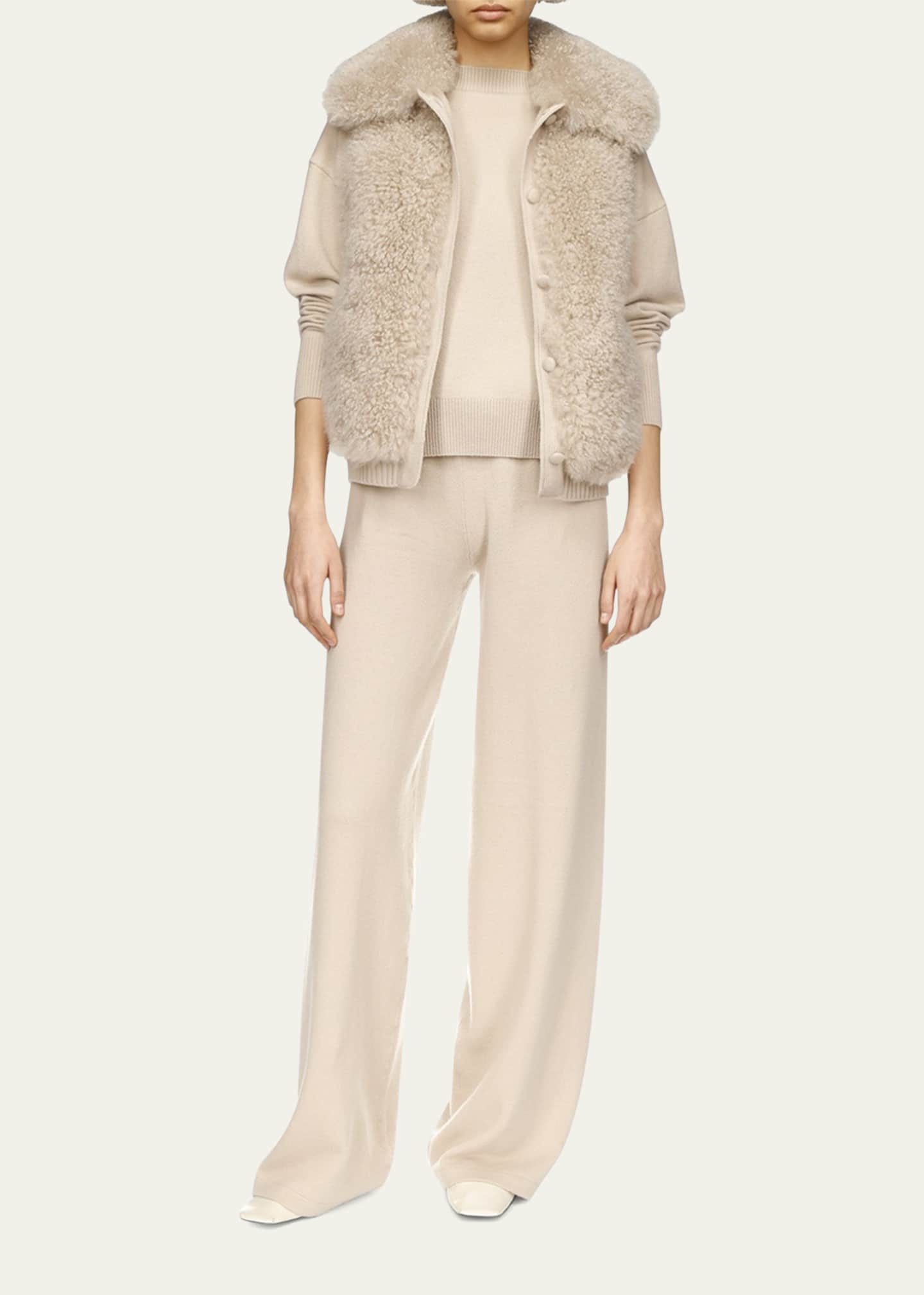 Curly Shearling Vest