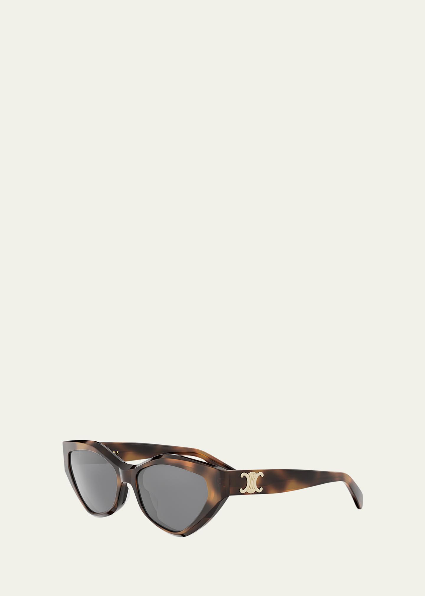 Celine Taupe Cat-Eye Sunglasses CELINE Triomphe 56mm Cat-Eye Sunglasses - Bergdorf Goodman main image 4