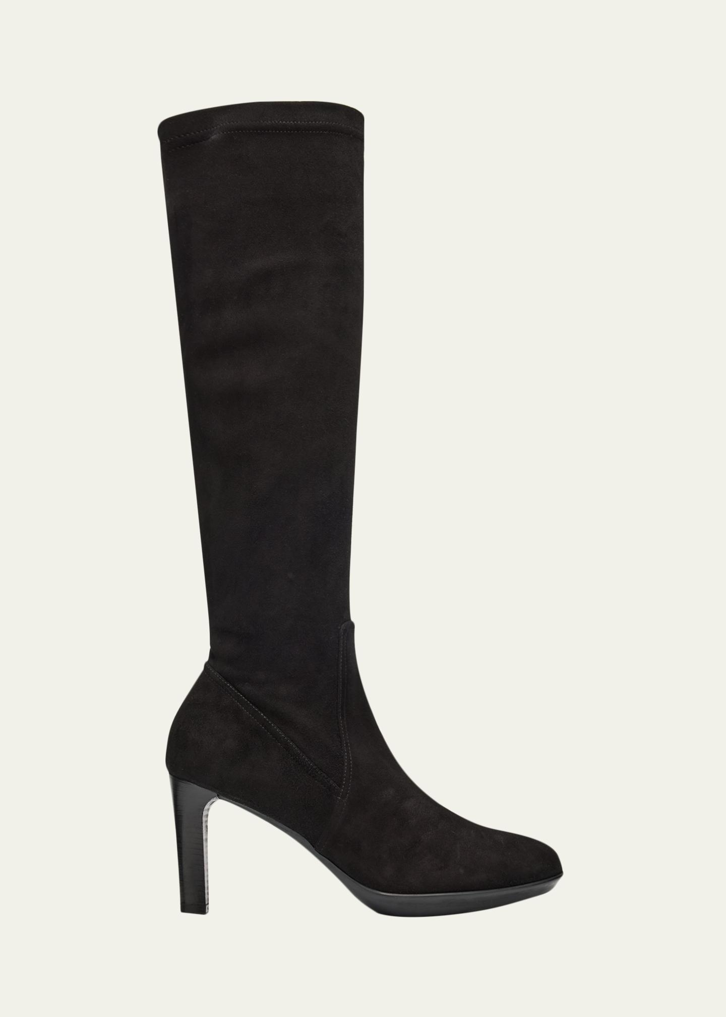 Aquatalia suede shoes Ulyssa Dark Brown – Aquatalia® main image 3