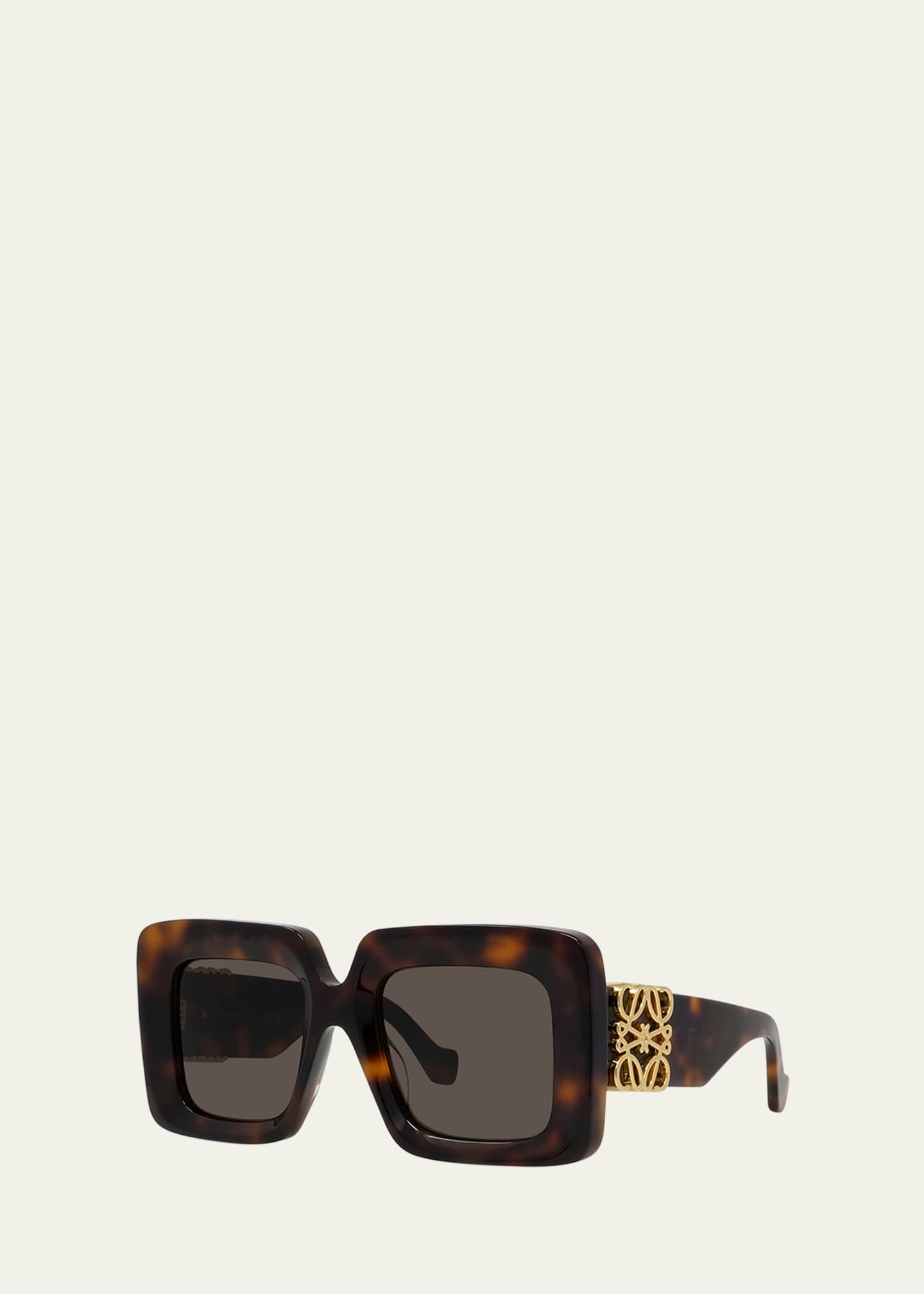Loewe Maxi Anagram Square Sunglasses - Bergdorf Goodman