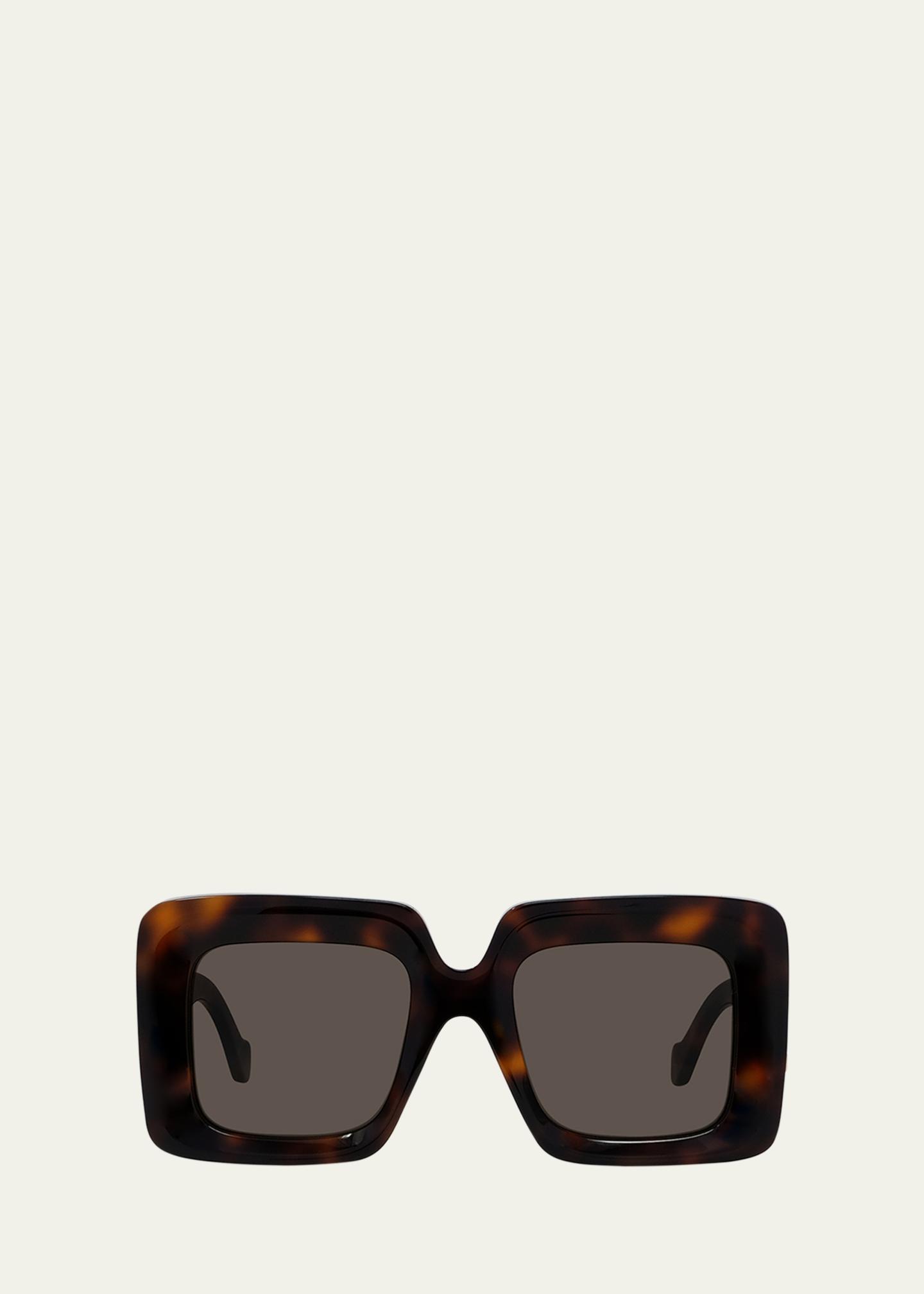 Loewe Maxi Anagram Square Sunglasses - Bergdorf Goodman