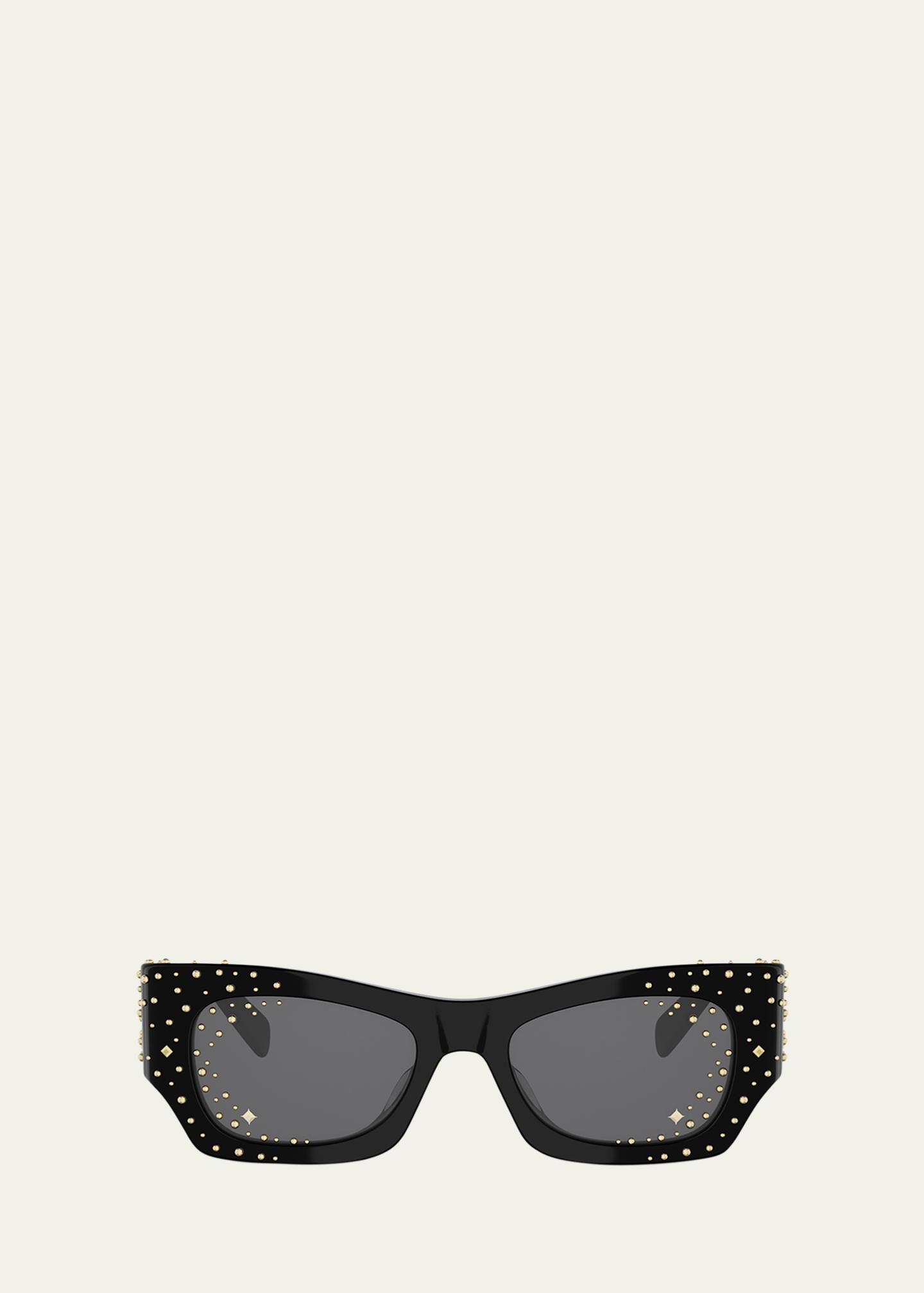 CELINE Embellished Acetate Cat-Eye Sunglasses - Bergdorf Goodman