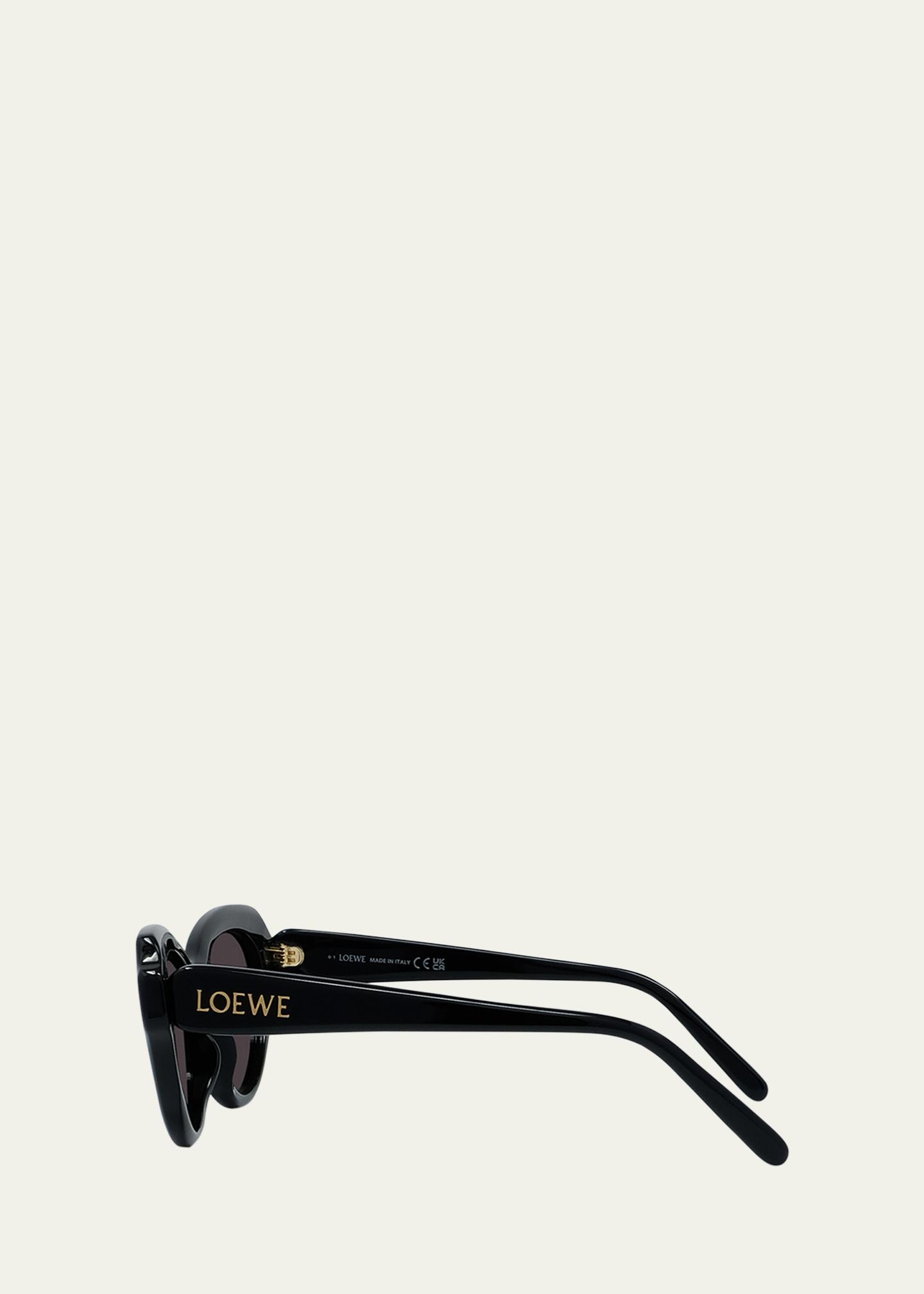 LOEWE Slim Acetate Cat-Eye Sunglasses - Bergdorf Goodman