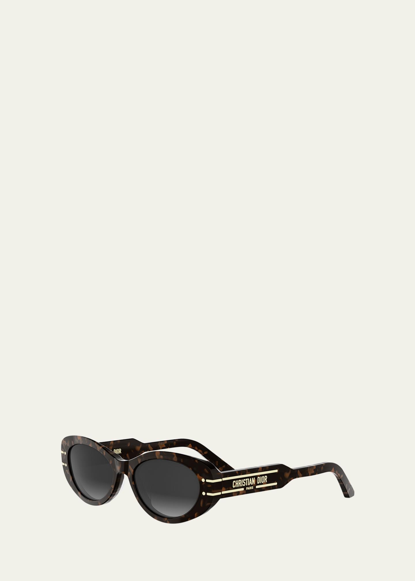 Christian DIOR BOUDÖR2 08602 サングラス Dior DiorSignature B8U Acetate Oval Sunglasses - Bergdorf Goodman