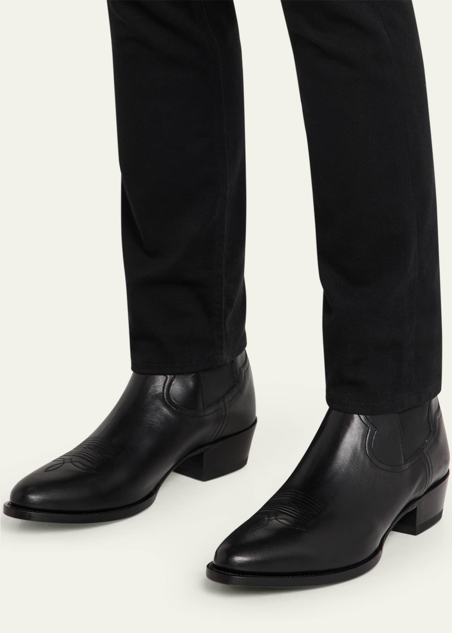 Ralph Lauren Purple Label Men's Leather Western Chelsea Boots