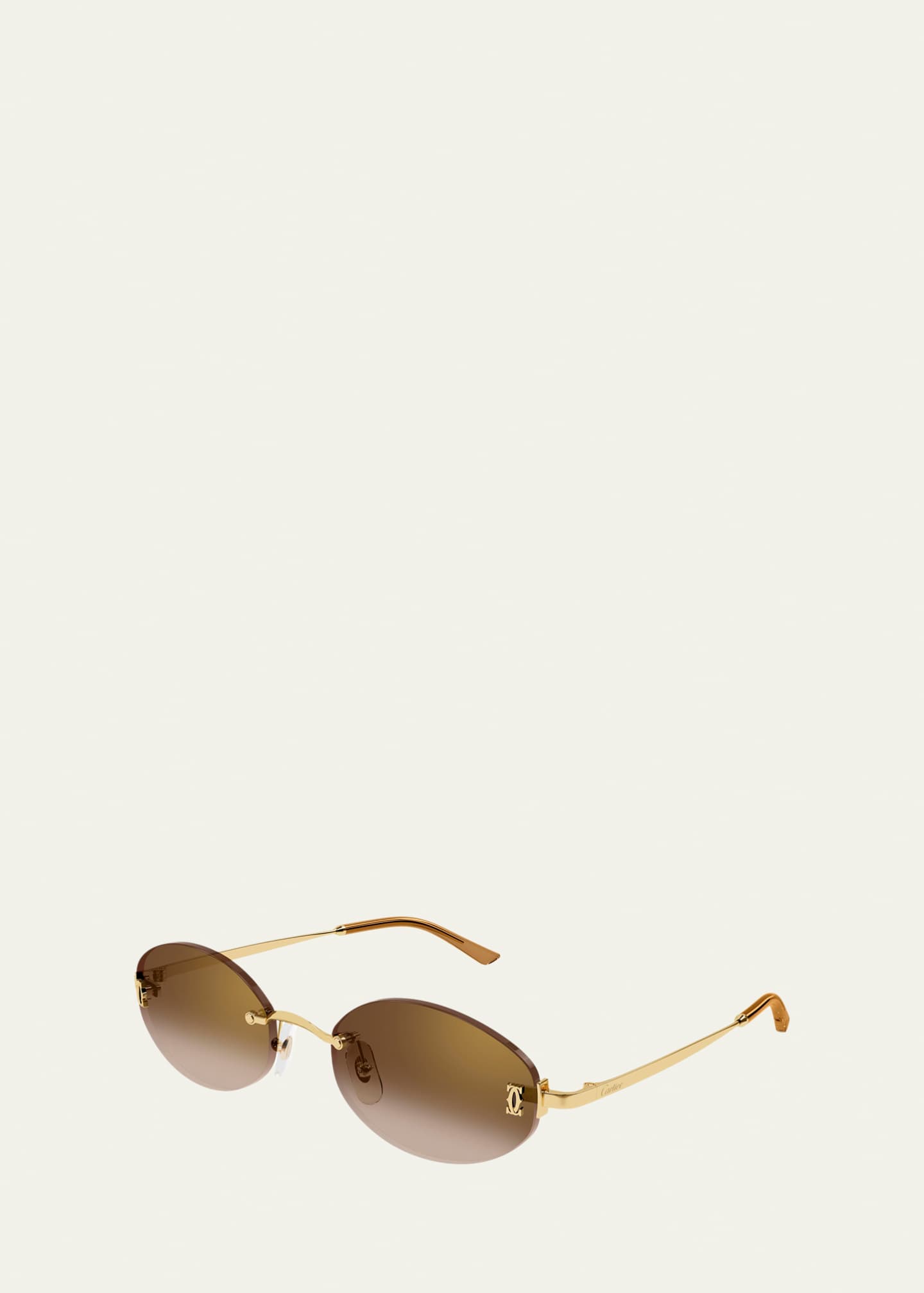 Cartier Signature C de Cartier 55mm Oval Sunglasses - Bergdorf Goodman