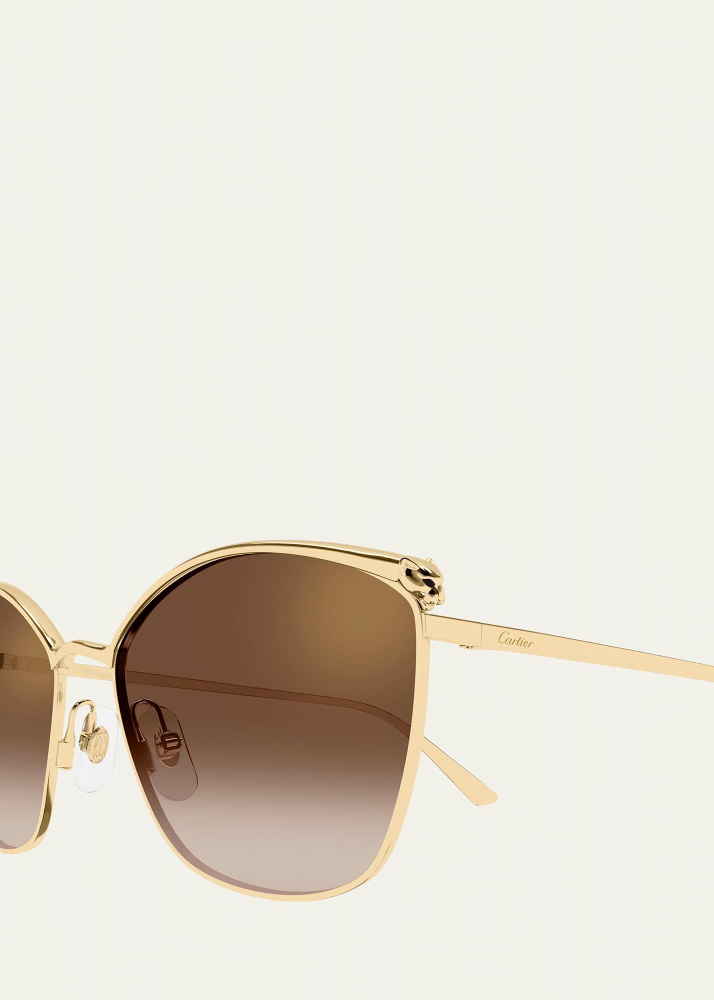 Cartier Panthère de Cartier 59mm Cat-Eye Sunglasses - Bergdorf Goodman