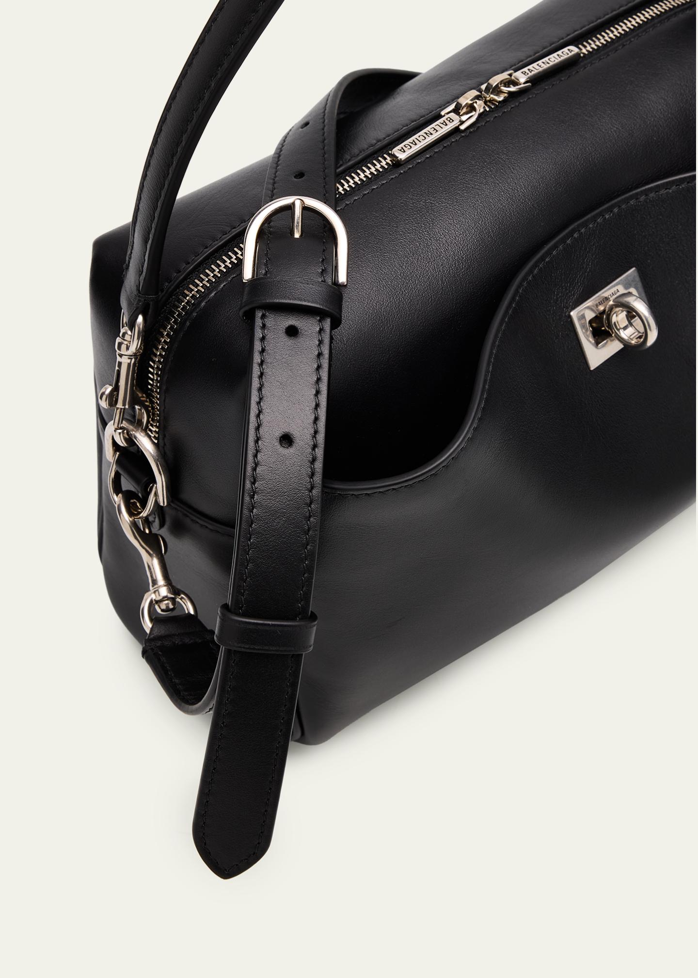 Balenciaga Men's Rodeo Leather Camera Bag - Bergdorf Goodman