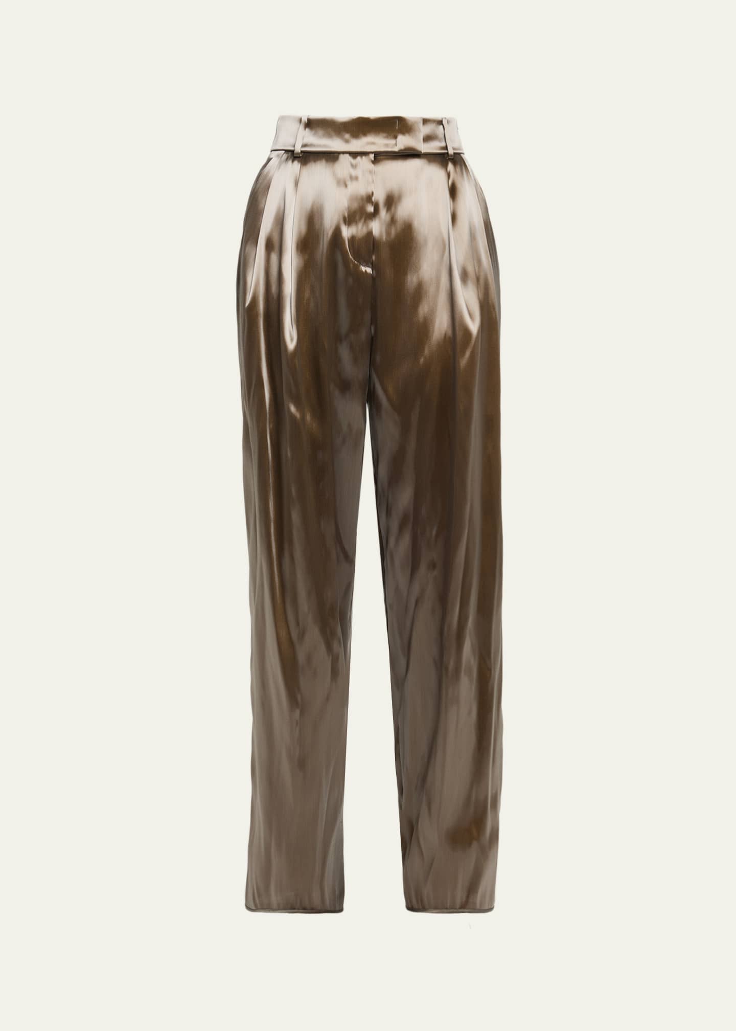 Giorgio Armani Liquid Silk Trousers - Bergdorf Goodman