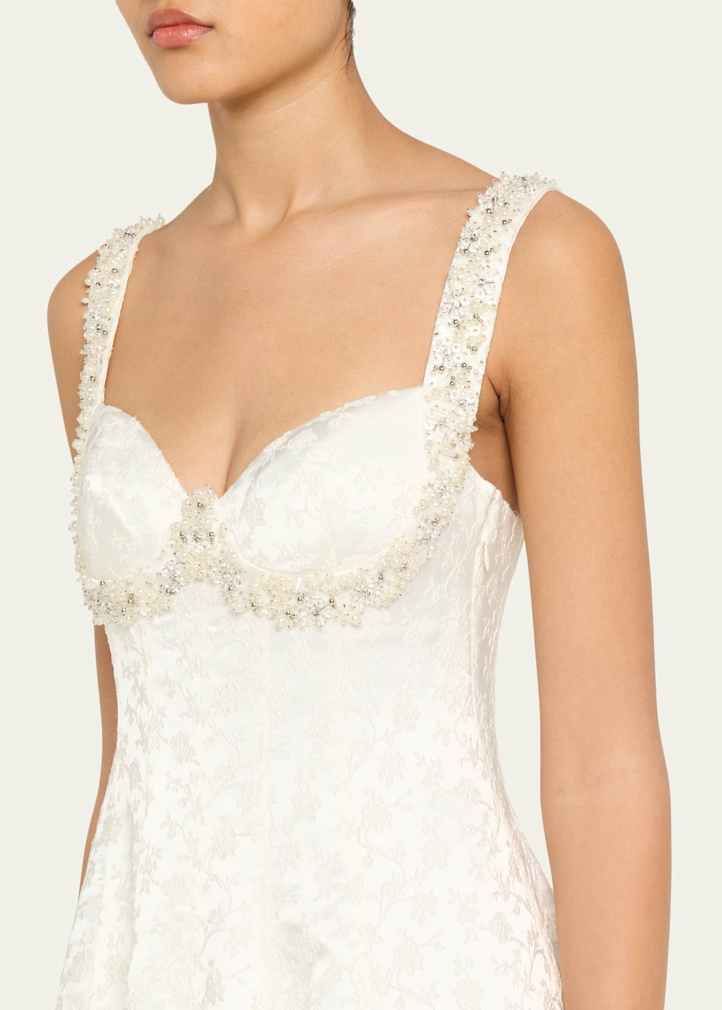 Simkhai Women's Charlotte Sleeveless Midi Dress - White - Size 4