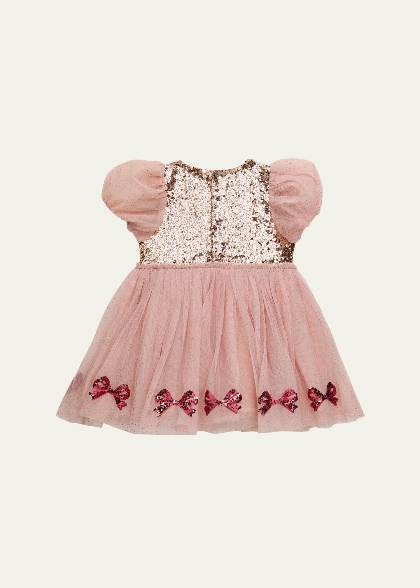 Konges Slojd Girl's Mei Sequined-Bodice Tulle Dress, Size 18M-8 ...
