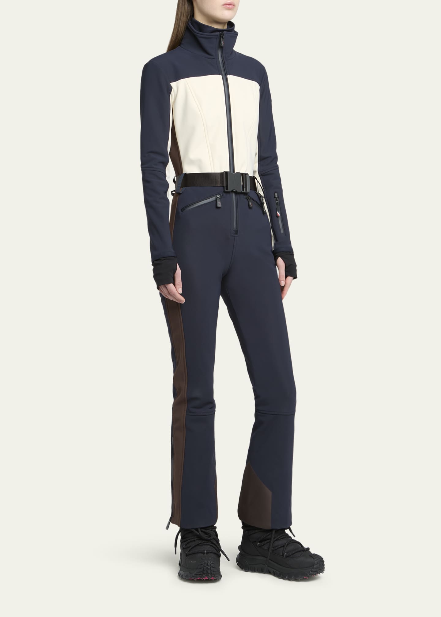 シナモン　モンクレール　チュニック　トップス Moncler Grenoble Hardfleece Ski Suit - Bergdorf Goodman
