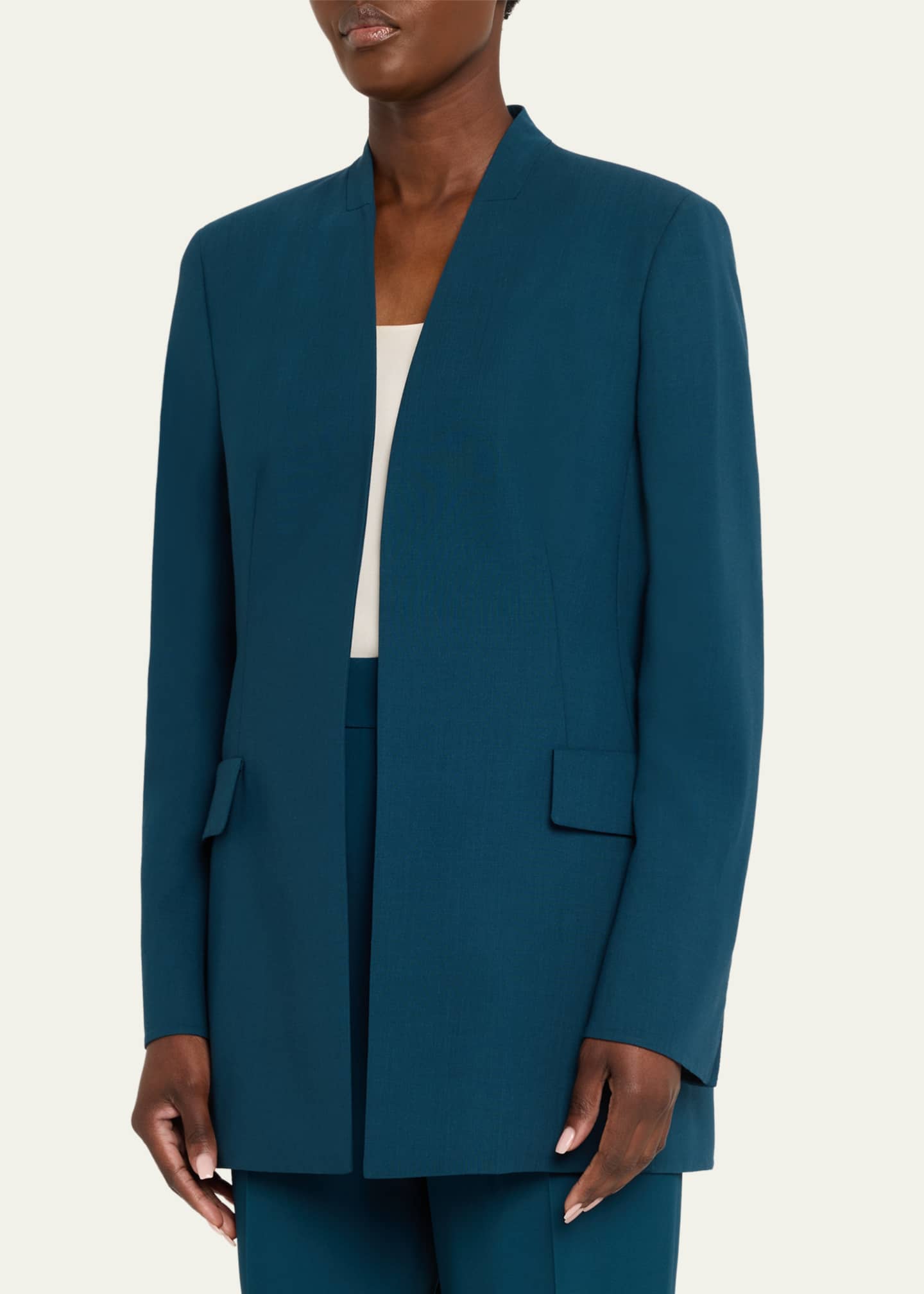 Akris Alvar Open Tailored Jacket - Bergdorf Goodman