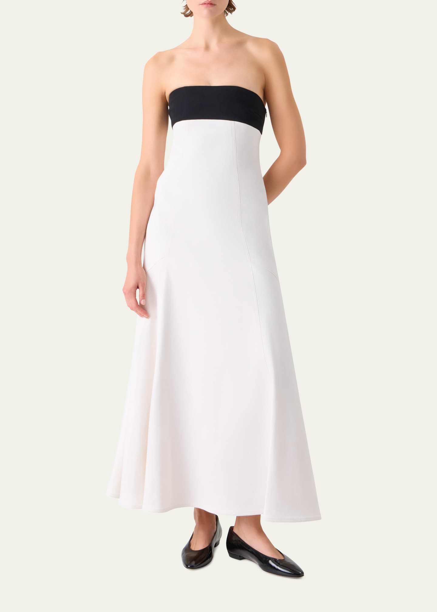 white denim a line dress Denim A-Line Shirt Dress Small main image 1