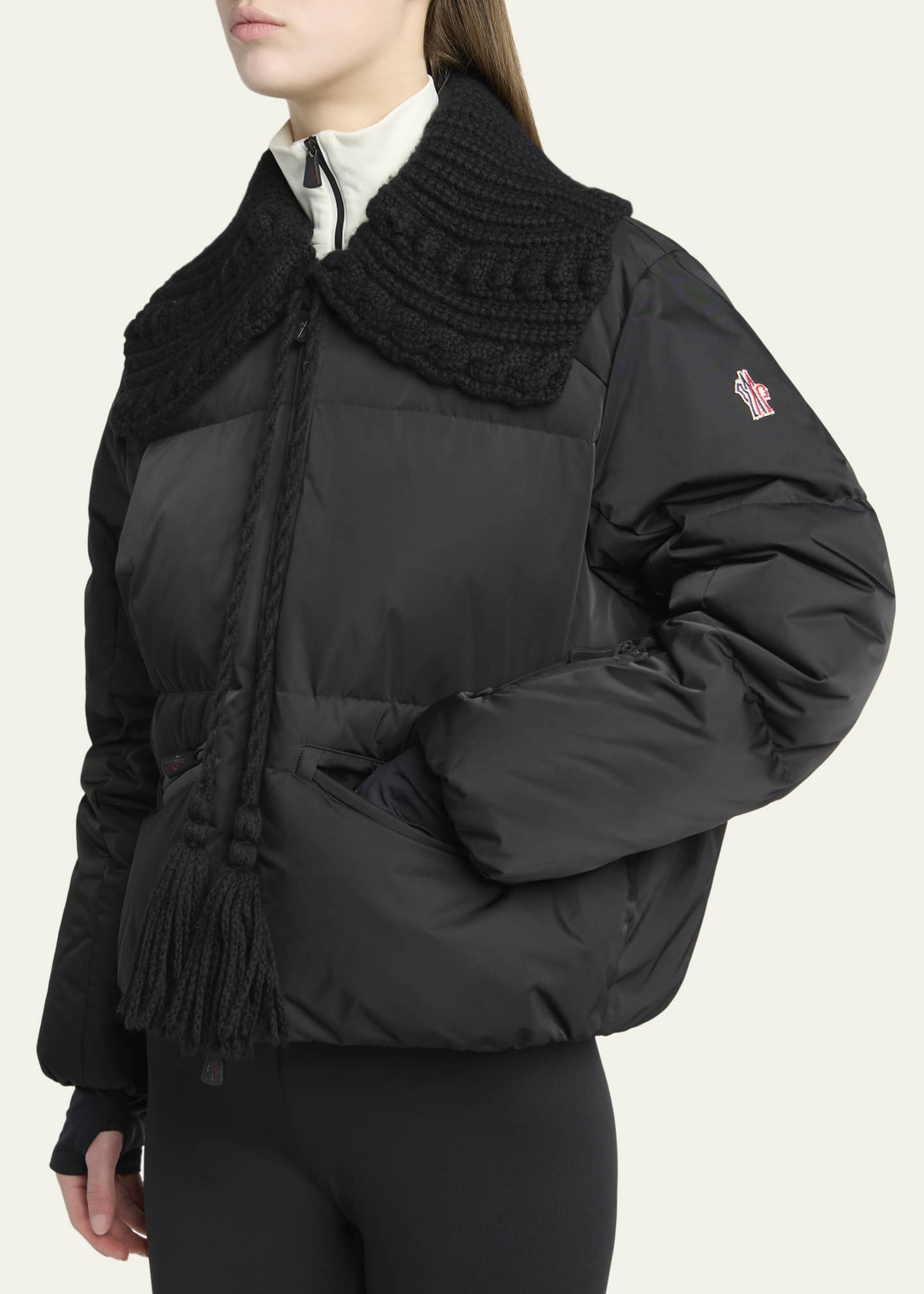 Moncler Grenoble Furtschella Down Bomber Jacket with Detachable