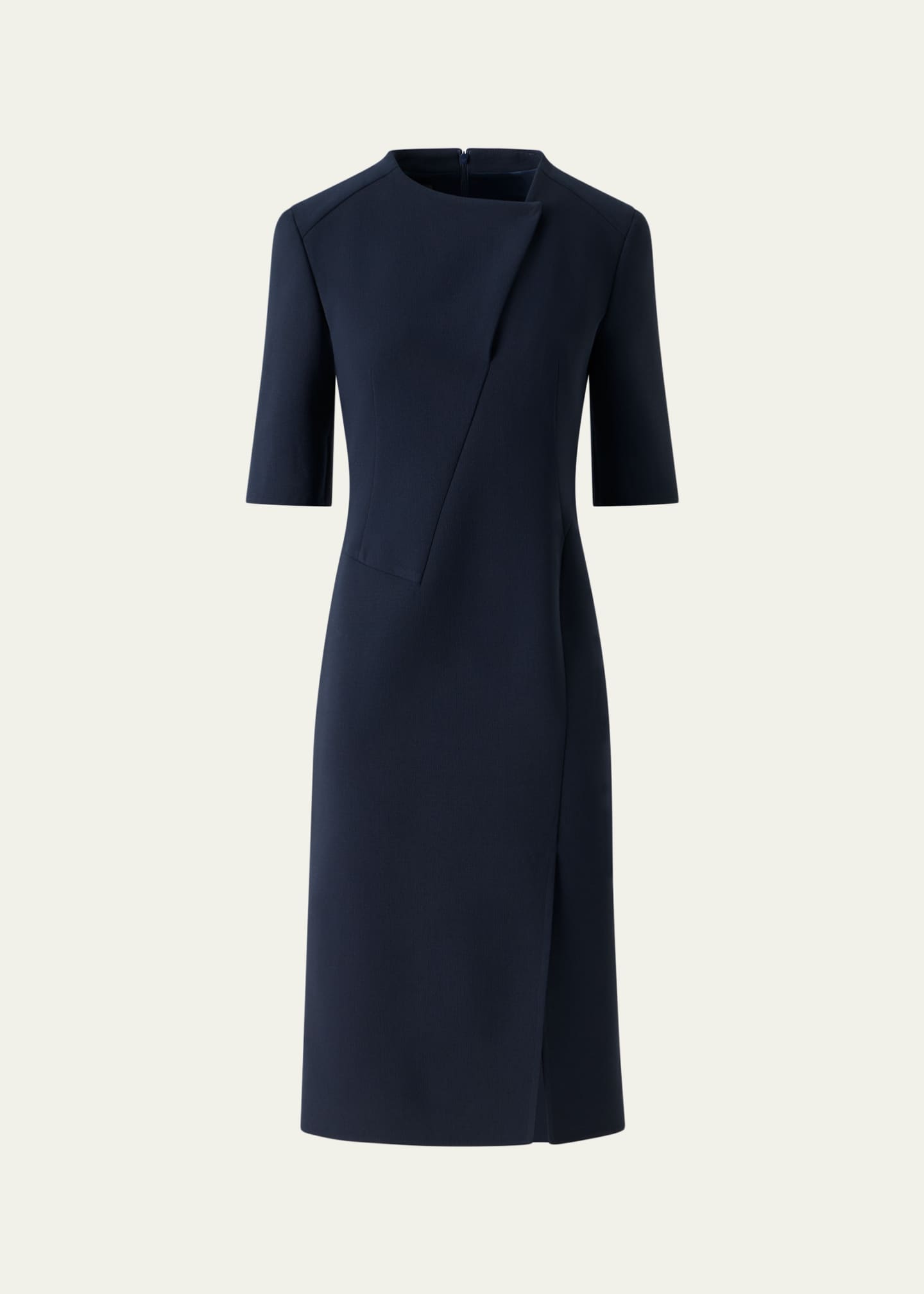 knee length dresses for ladies Keep It Simple Short Sleeve Midi Slip Dress – Shop Emma's main image 1