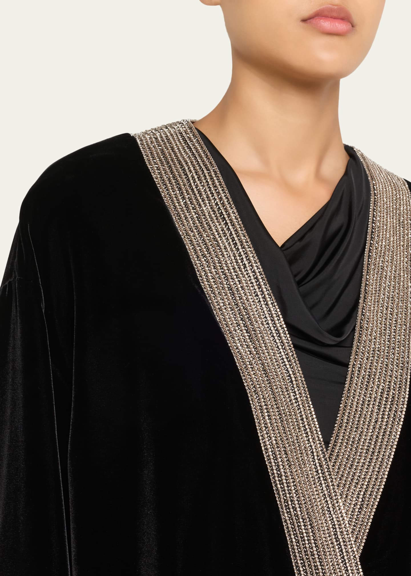 【激レア】Giorgio Armani velour track jacket Giorgio Armani Crystal Embroidered Velvet Jacket - Bergdorf Goodman
