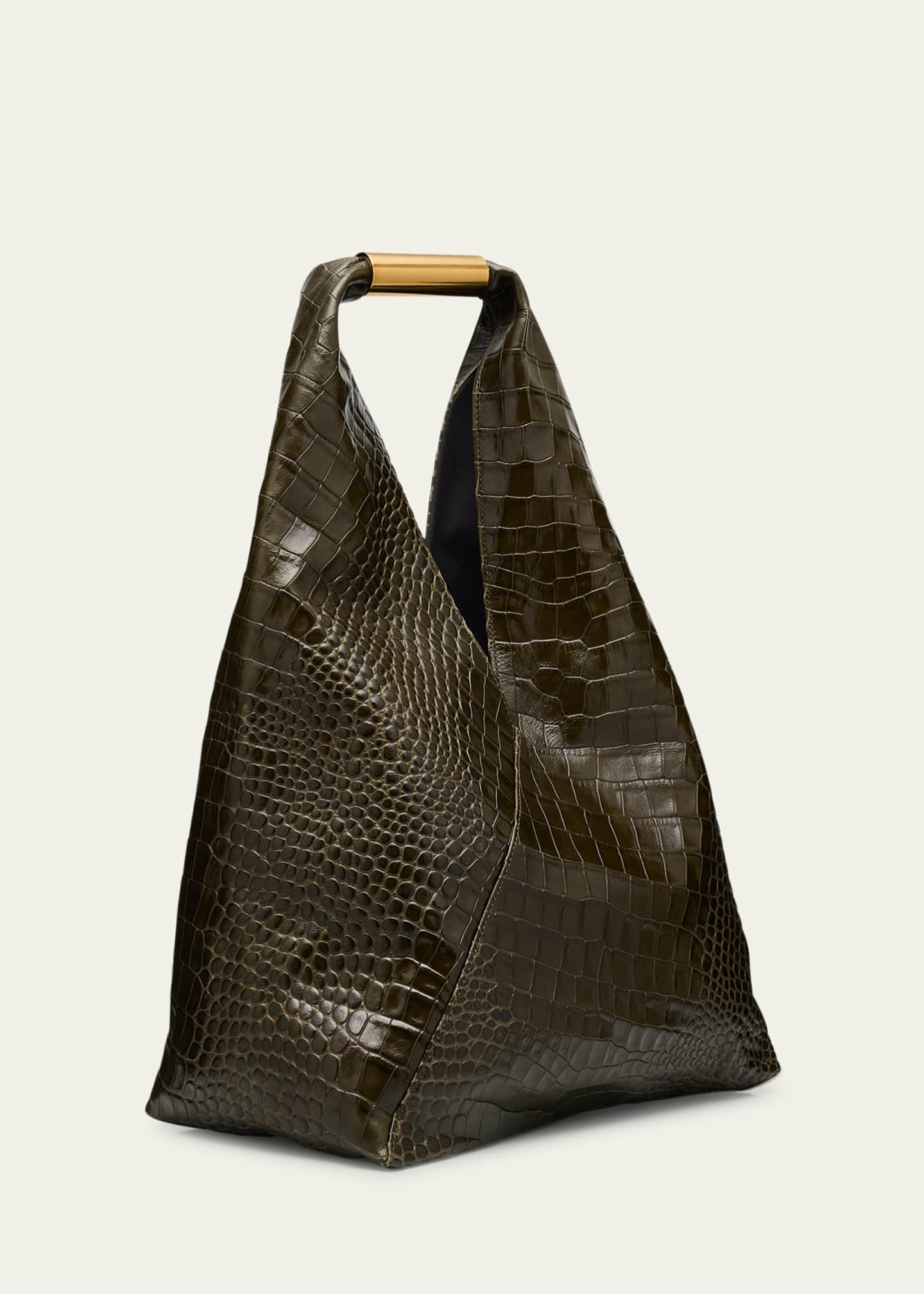 Maison Margiela Japanese Croc-Embossed Leather Tote Bag - Bergdorf