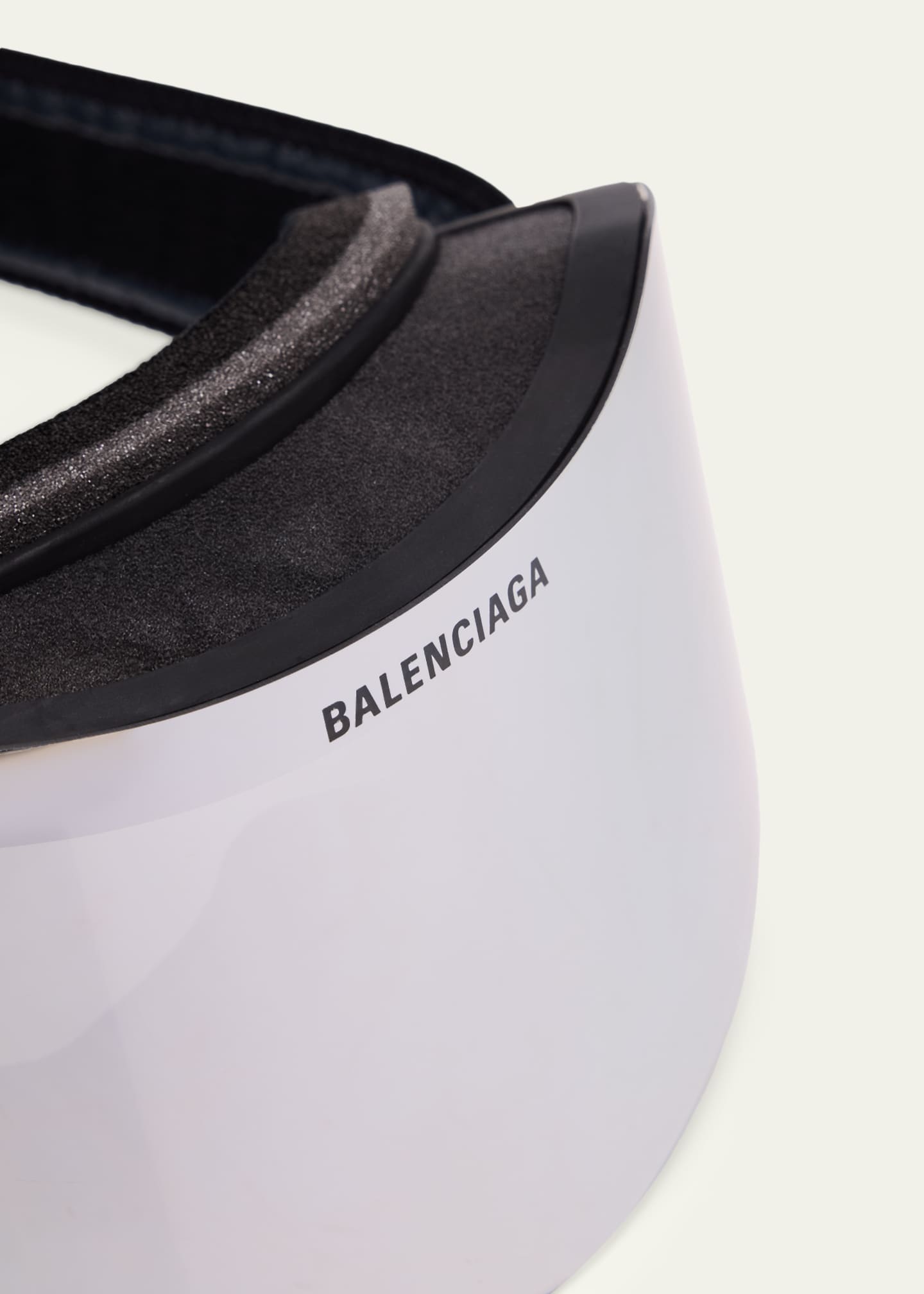 Balenciaga Men's Ski Mask 99mm Plastic & Injected Nylon Goggles