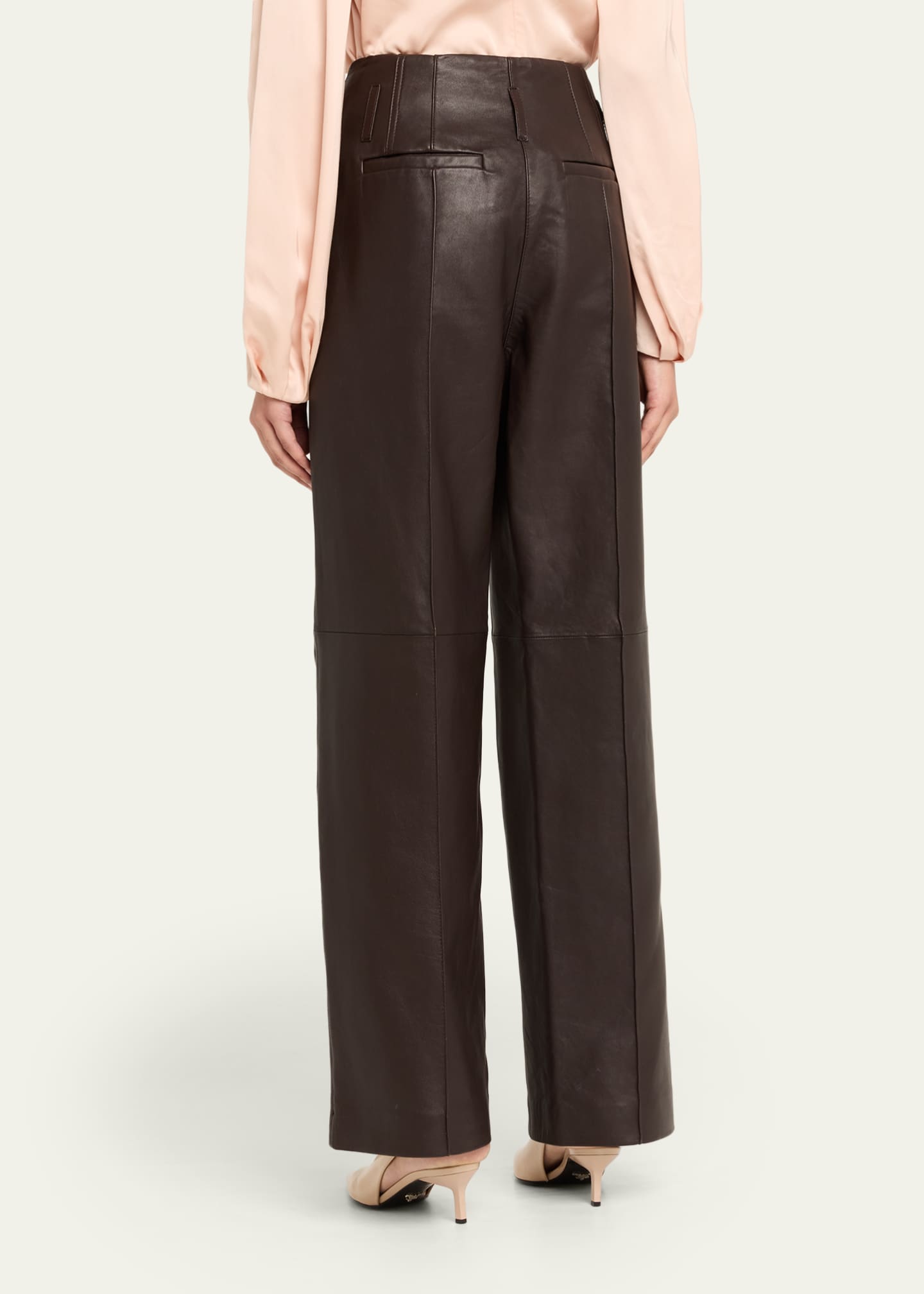 A.L.C. Liam Leather Pants - Bergdorf Goodman