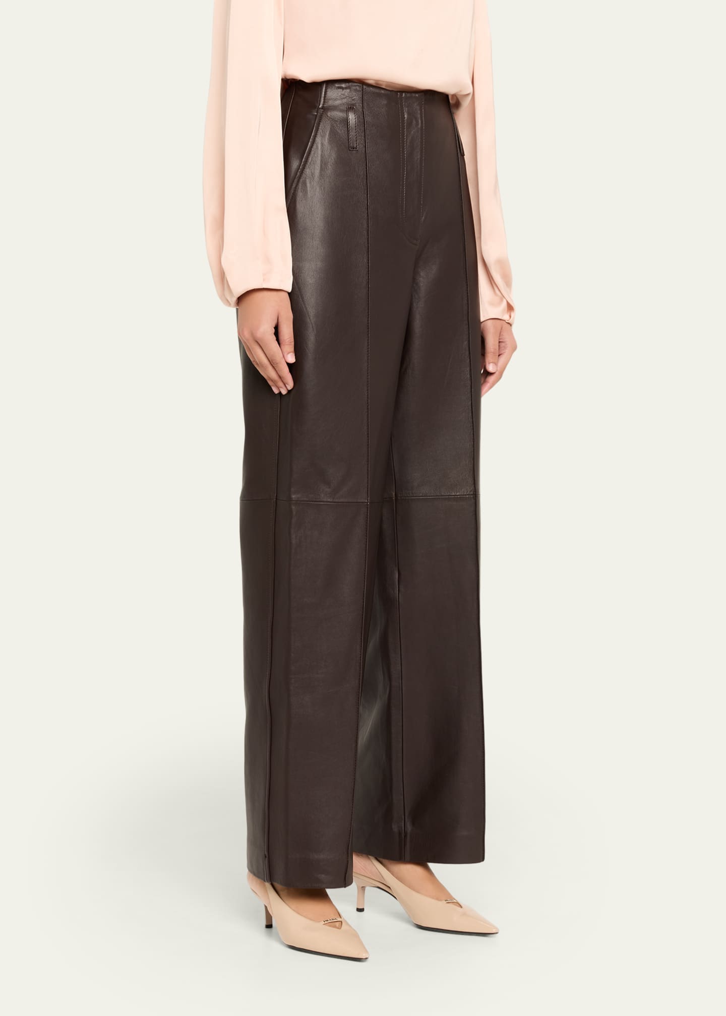 A.L.C. Liam Leather Pants - Bergdorf Goodman