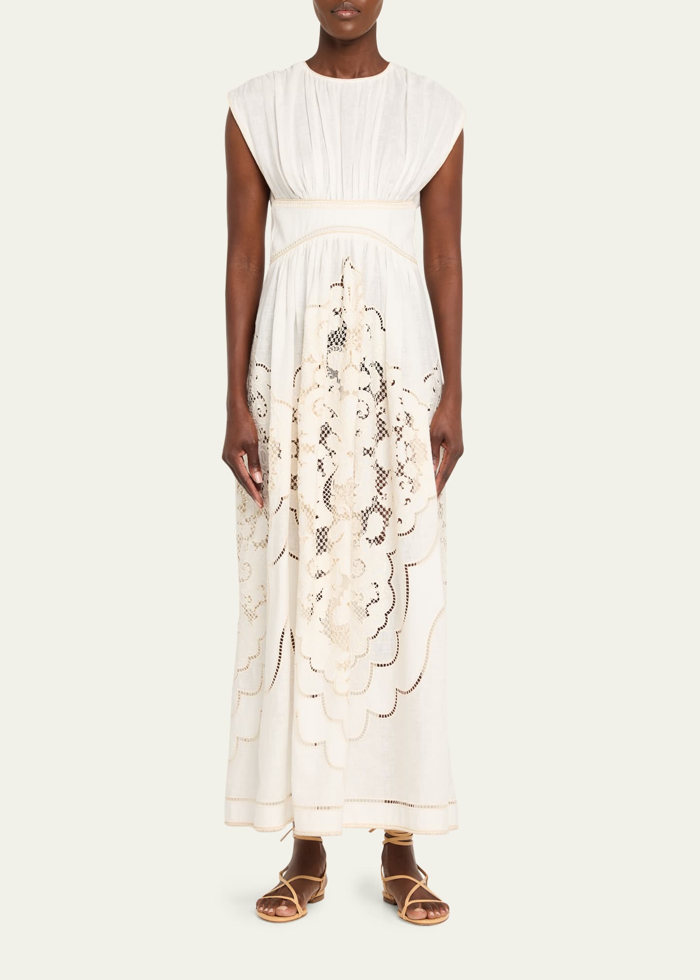 Zimmermann Daylight Waisted Maxi Dress - Bergdorf Goodman