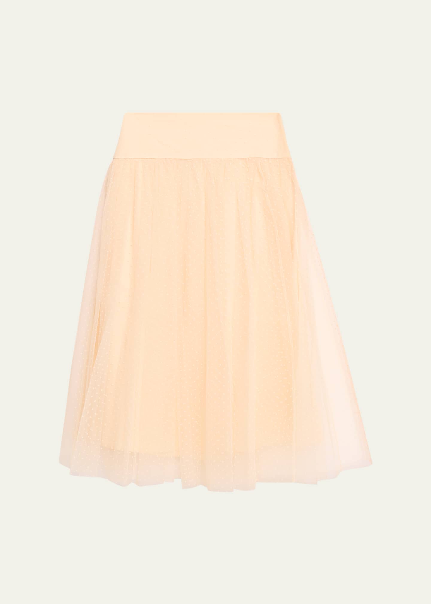 Zimmermann Tulle Dot Midi Skirt - Bergdorf Goodman