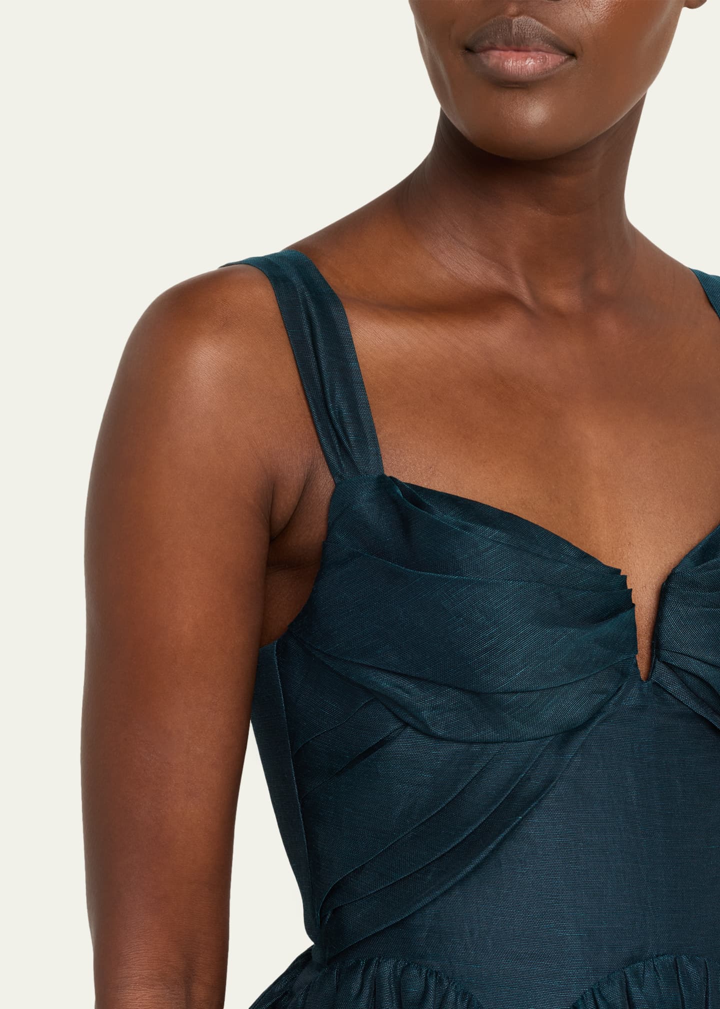 zimmermann silk underwire drape dress Zimmermann Underwire Silk Dress in grey