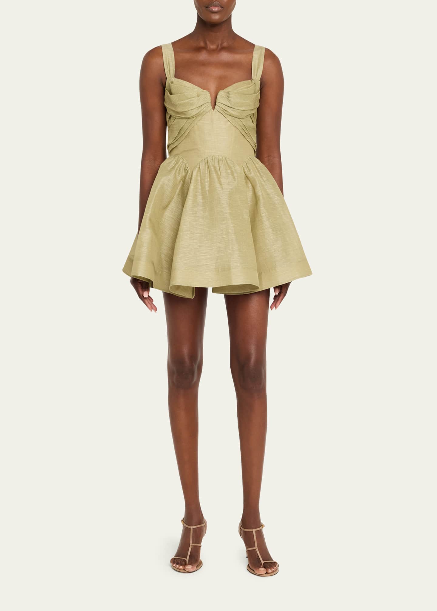 Zimmermann Rebellion Drape Mini Dress - Bergdorf Goodman