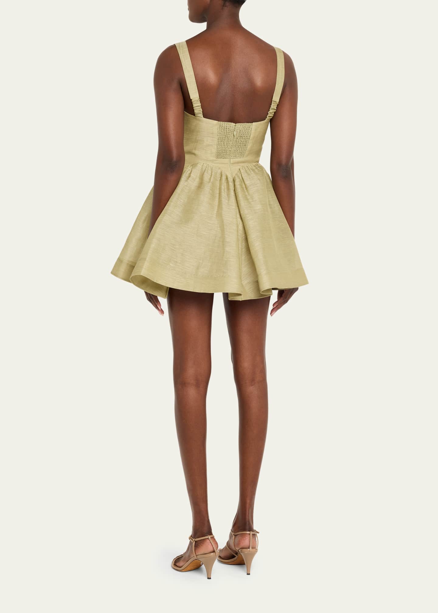 Zimmermann Rebellion Drape Mini Dress - Bergdorf Goodman