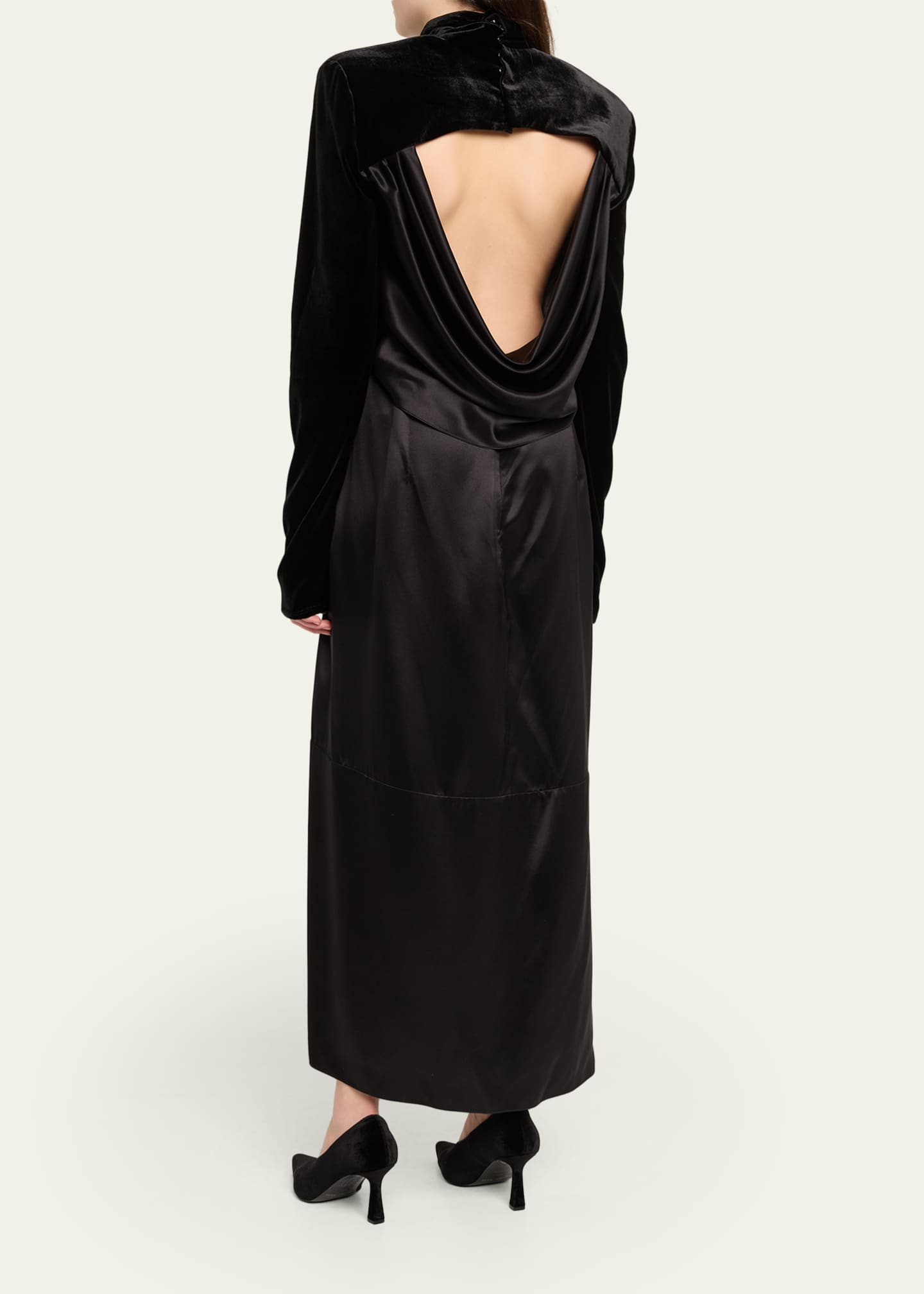 berenice velvet maxi dress Berenice Velvet Maxi Dress | Champagne