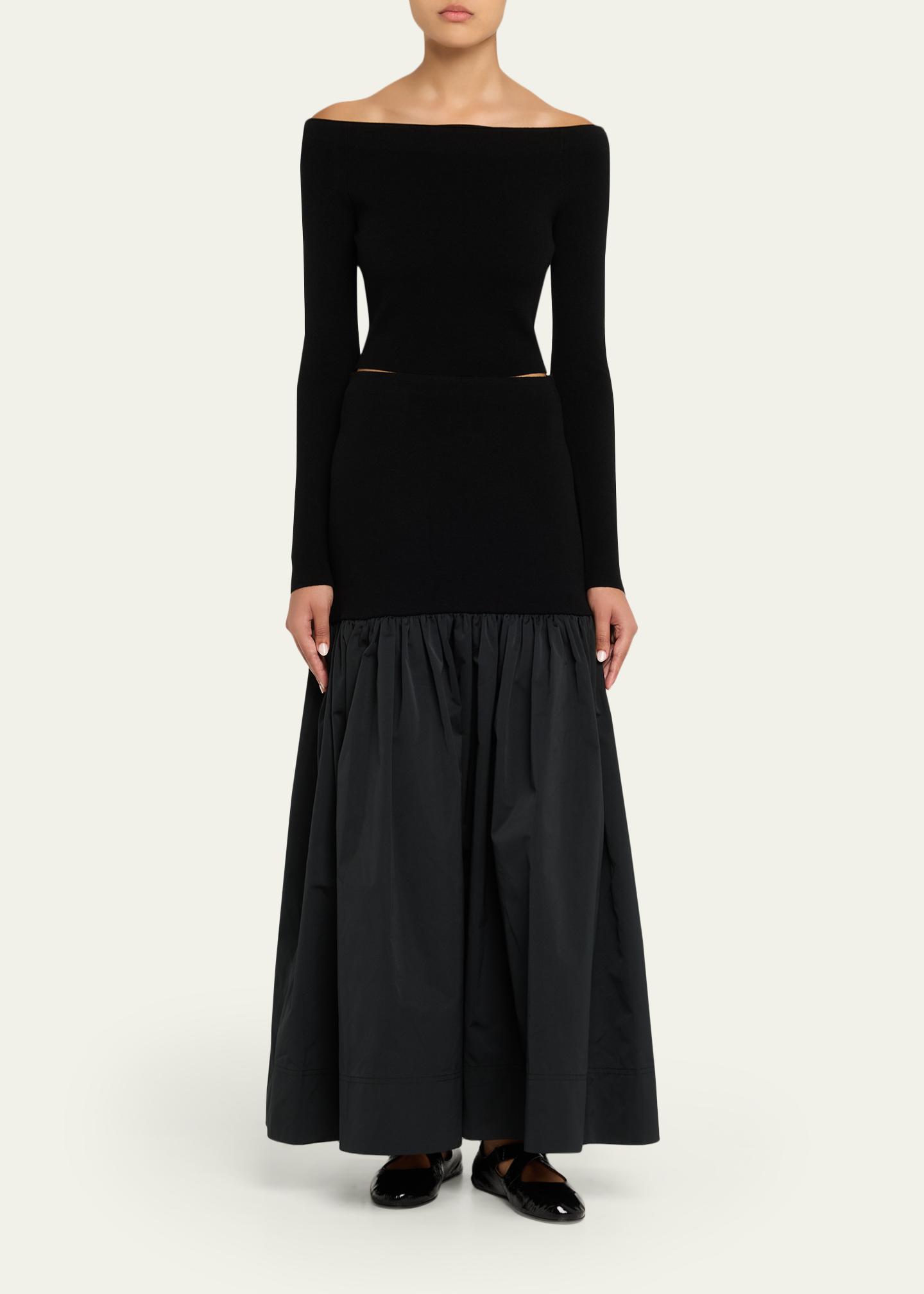 A.L.C. Cami Merino Combo Maxi Skirt - Bergdorf Goodman