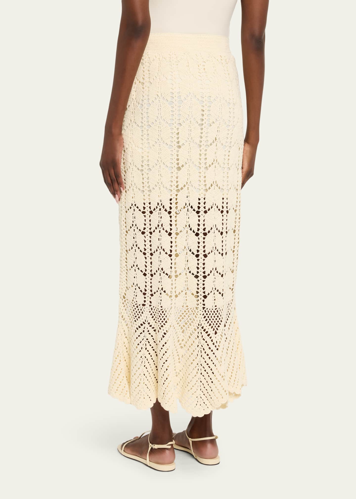 Zimmermann Awaken Lace Crochet Maxi Skirt - Bergdorf Goodman